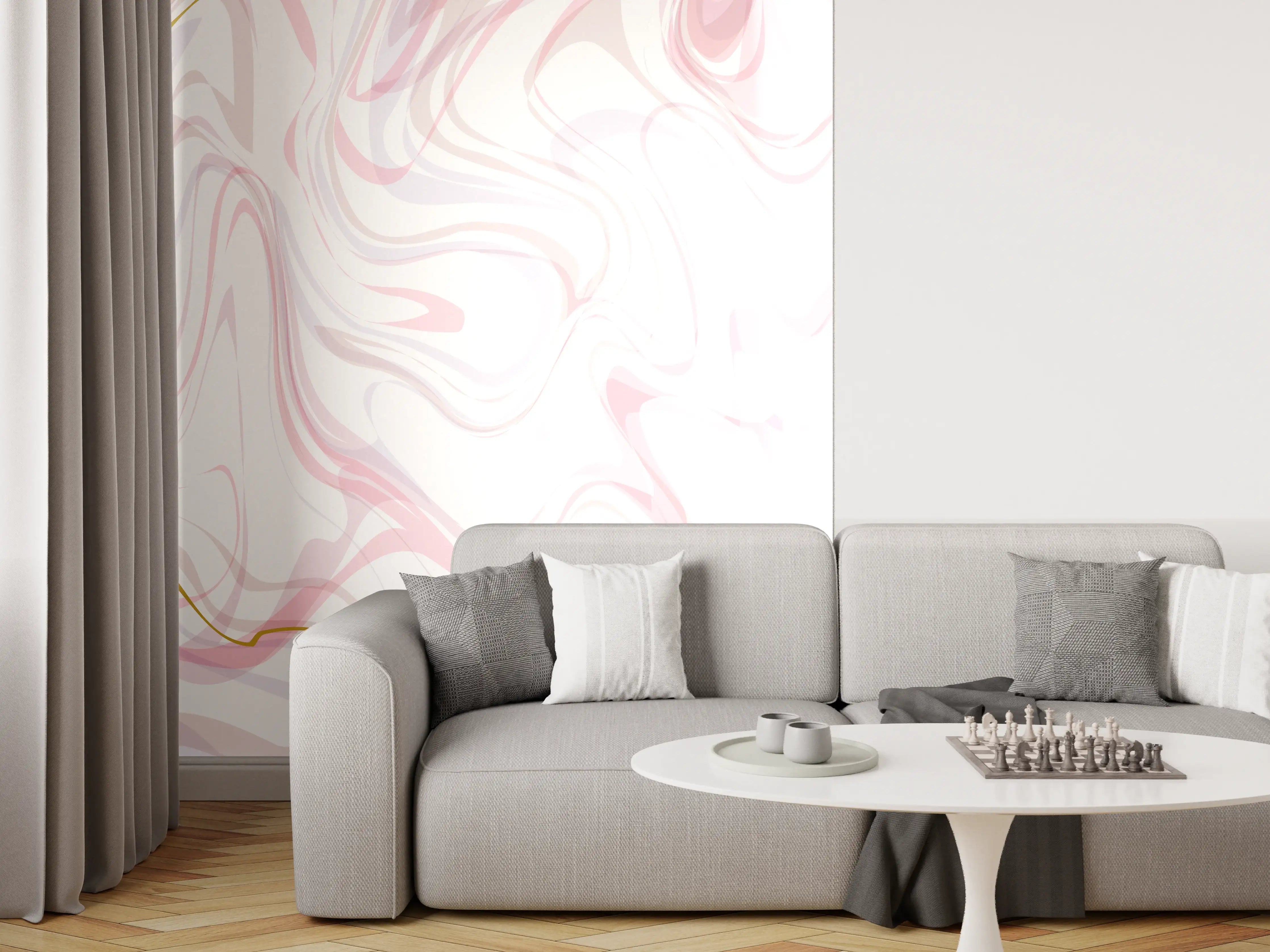 Wandverkleidung Wohnzimmer - Marble Marble Beige