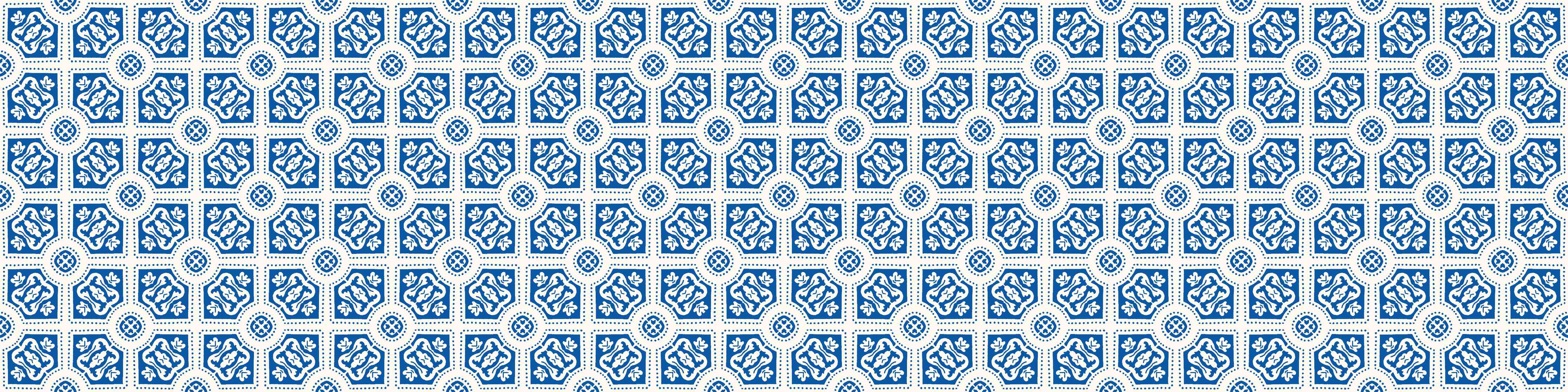 Wandverkleidung Wohnzimmer-Maritimes Azur-Muster
