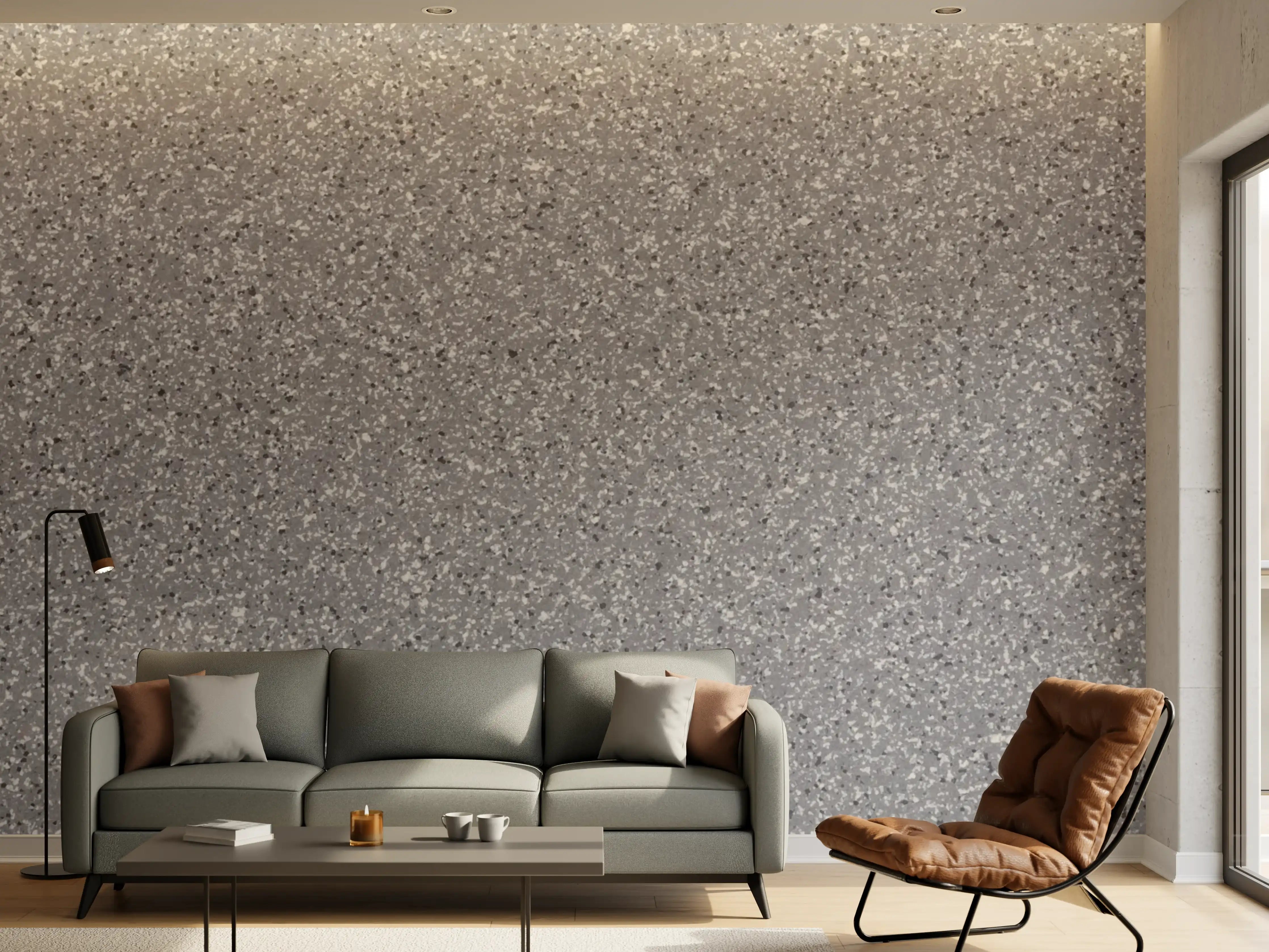 Wandverkleidung Wohnzimmer - Moderne TÜRKIS-Grau Fliese