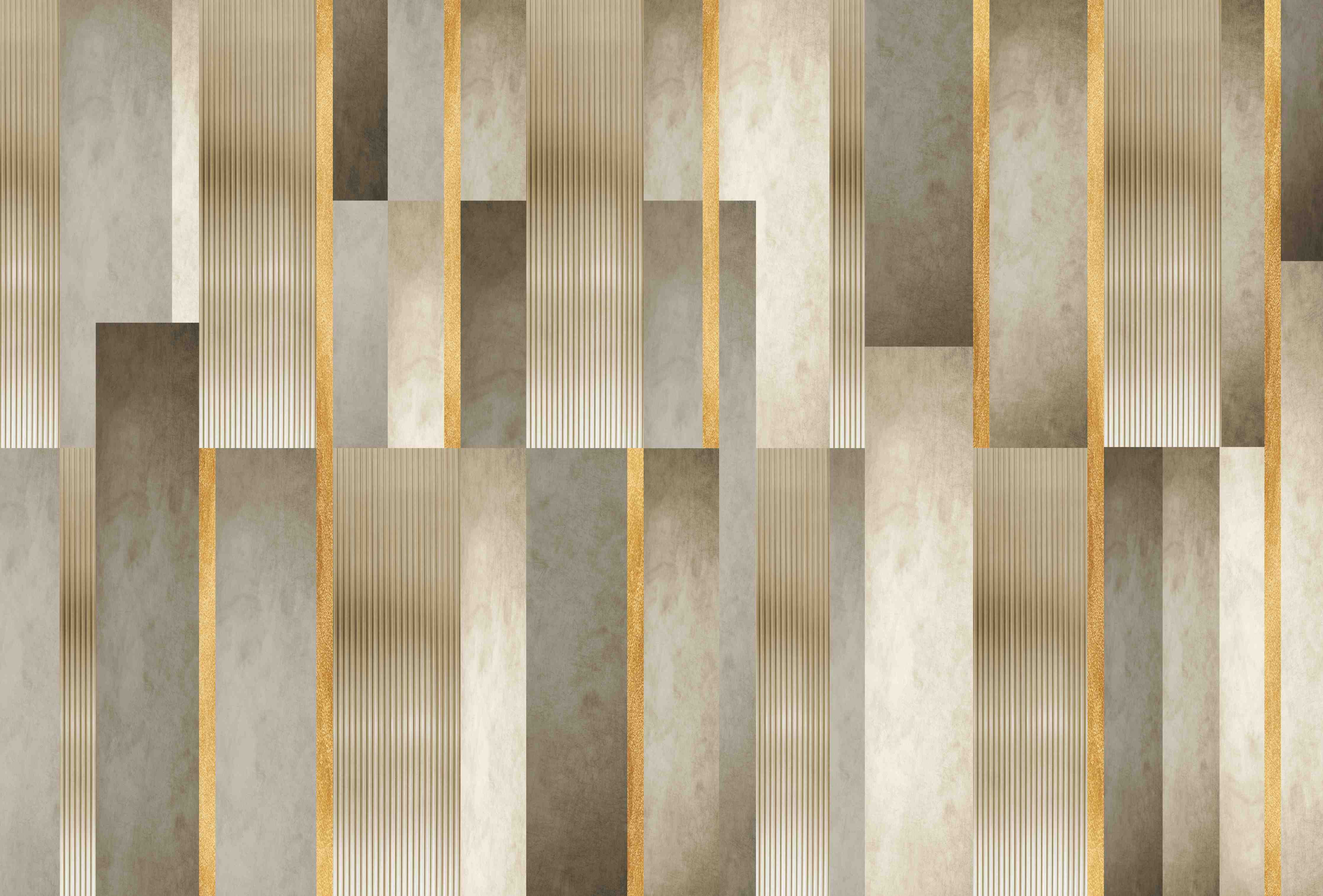 Wandverkleidung Wohnzimmer-Moderne Wandgestaltung mit abstrakten Mustern
