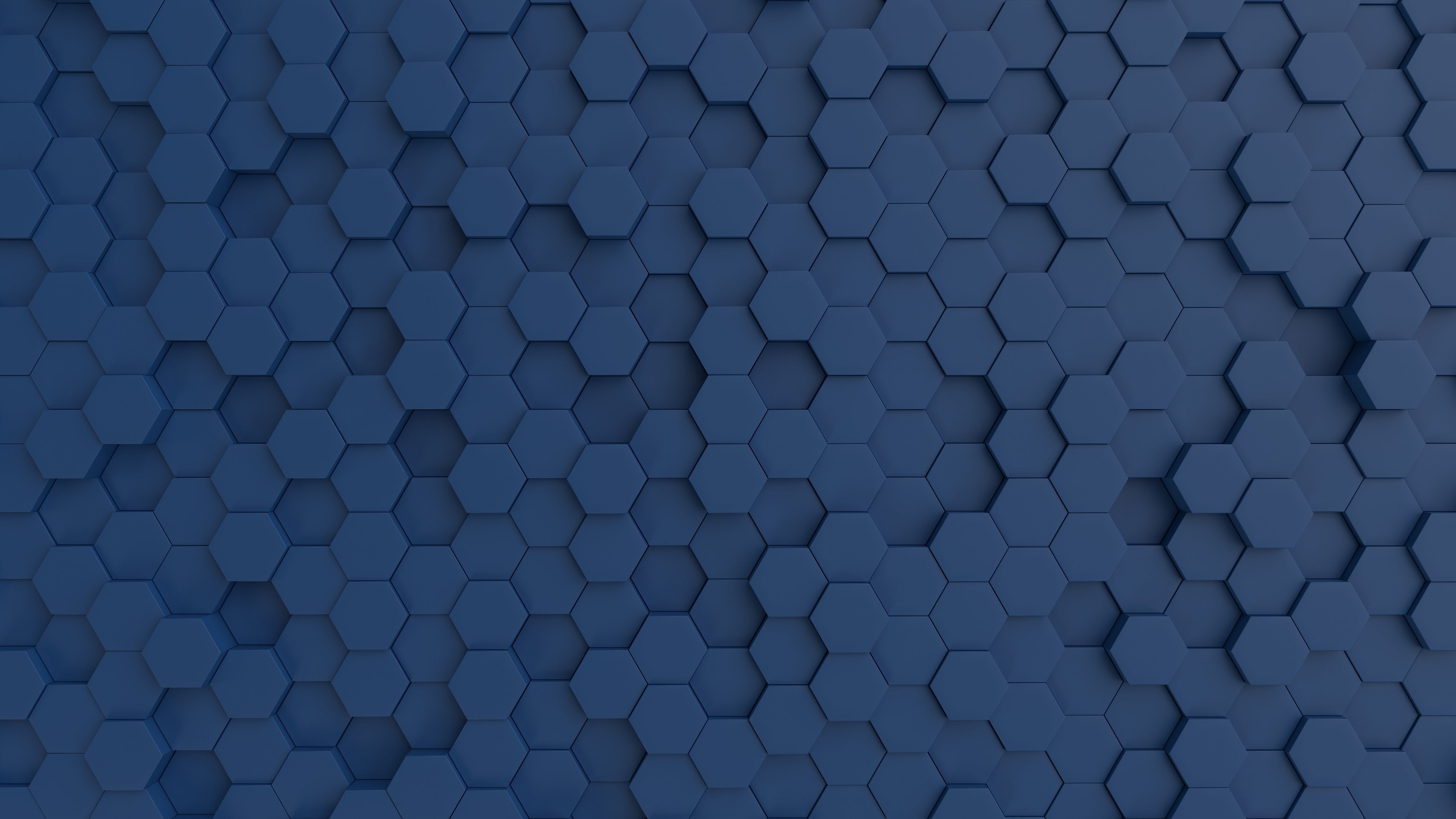 Wandverkleidung Wohnzimmer-Moderne blaue Hexagon-Fliese