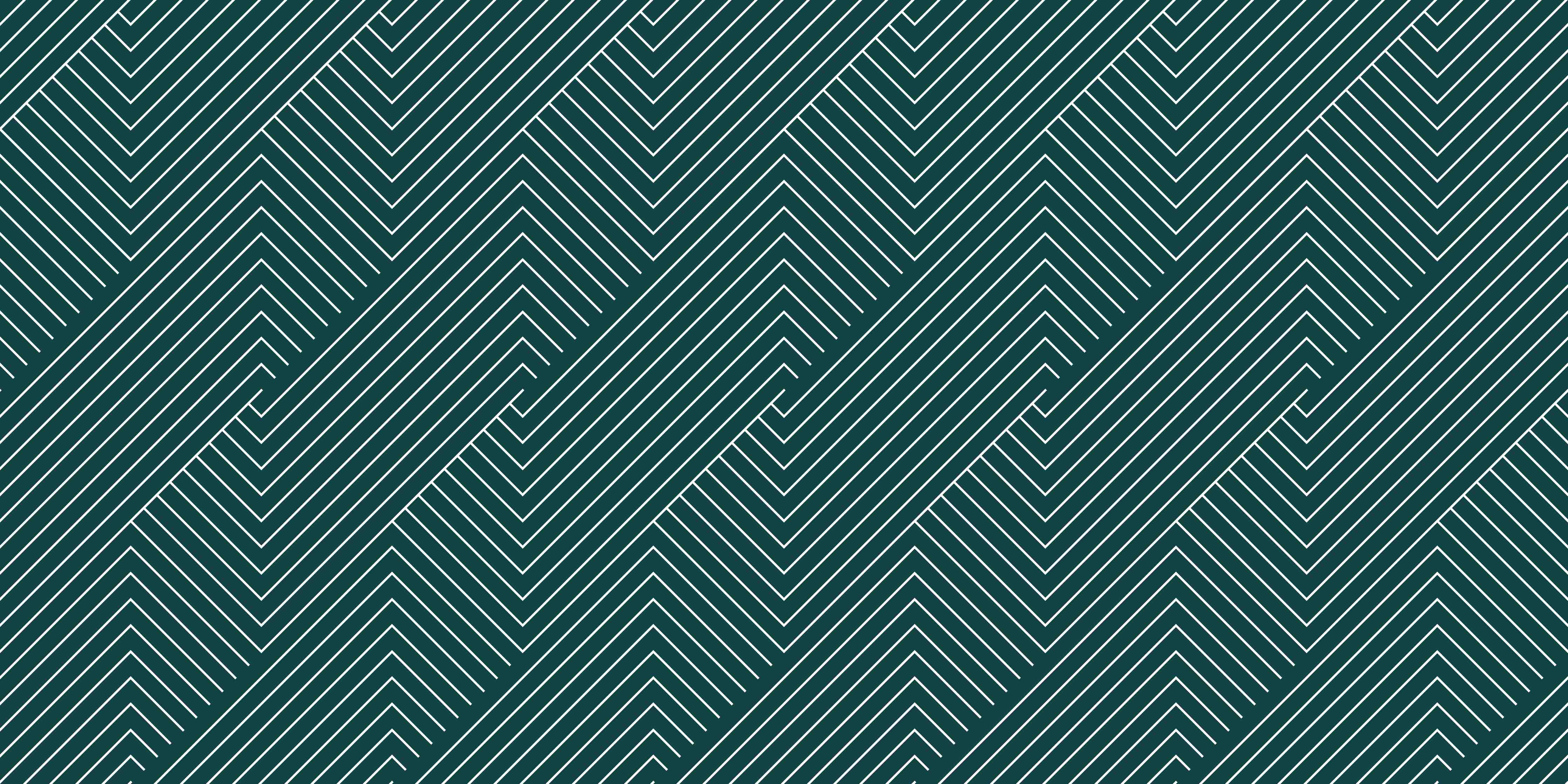 Wandverkleidung Wohnzimmer-Moderne geometrische Muster in Grün