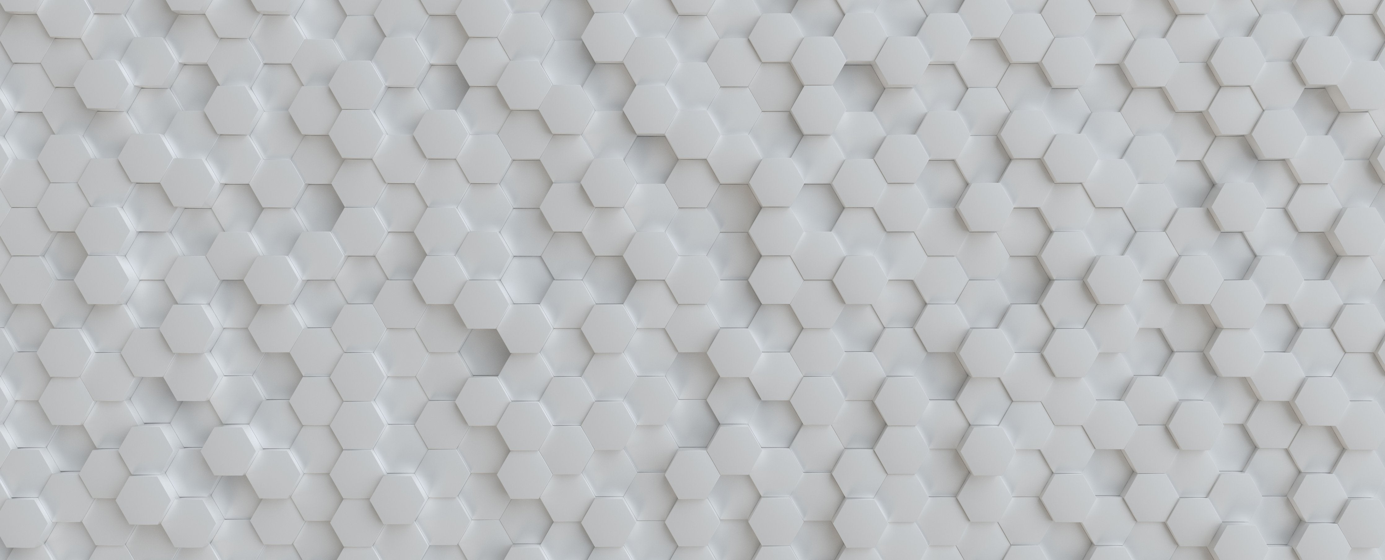 Wandverkleidung Wohnzimmer-Moderne weiße Hexagon-Fliesen