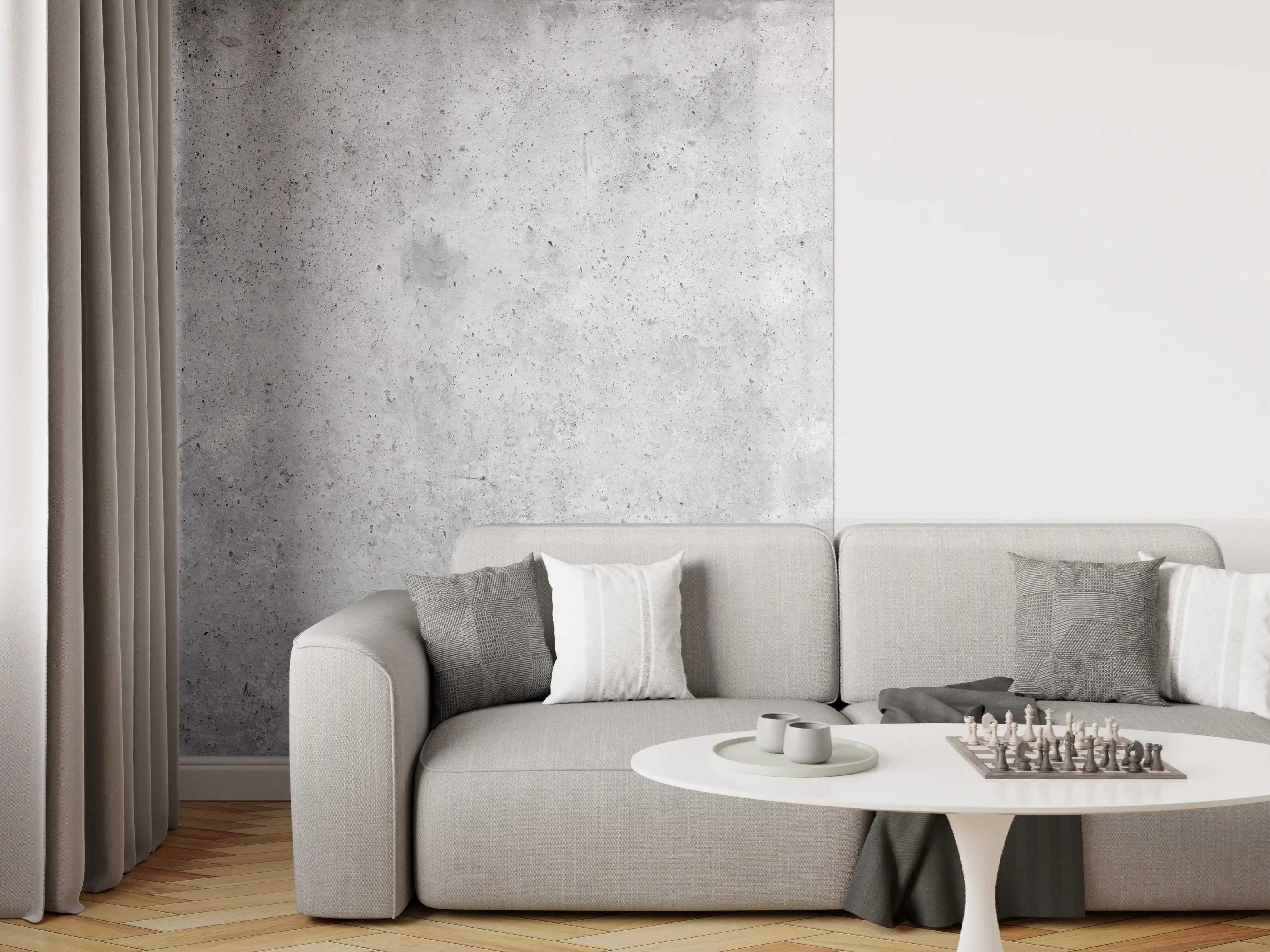 Wandverkleidung Wohnzimmer - Moderner Betonwand-Look