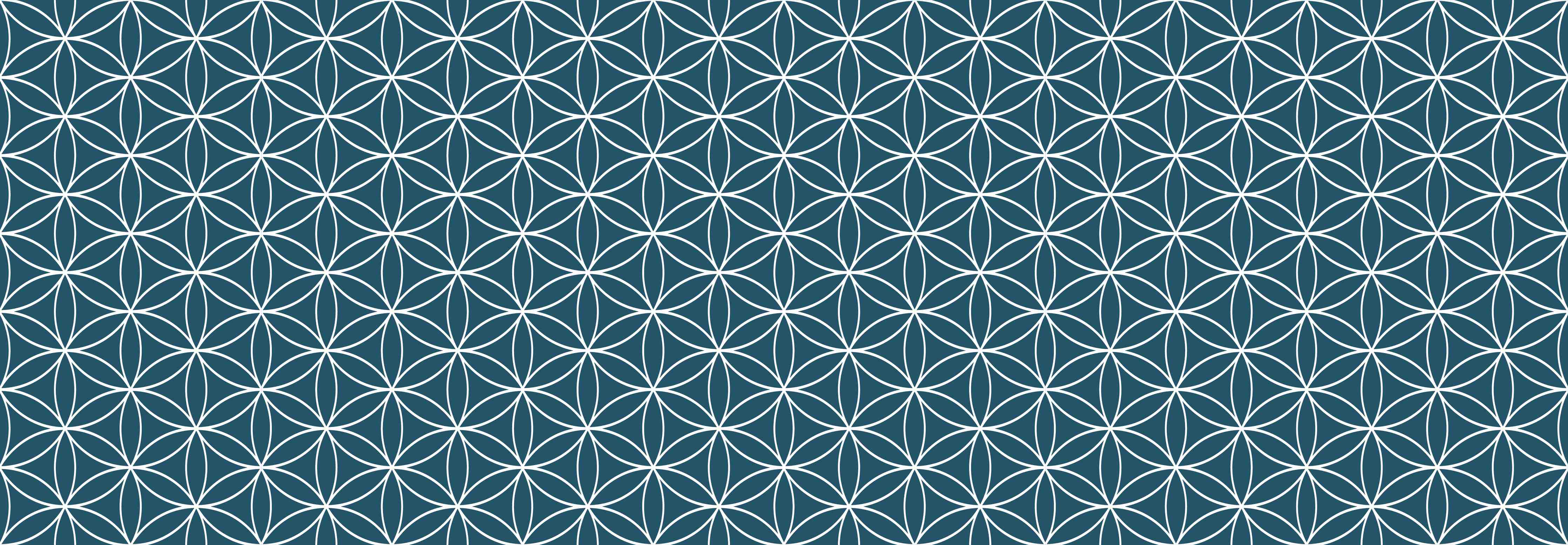 Wandverkleidung Wohnzimmer-Modernes geometrisches Muster in Blau und Weiß