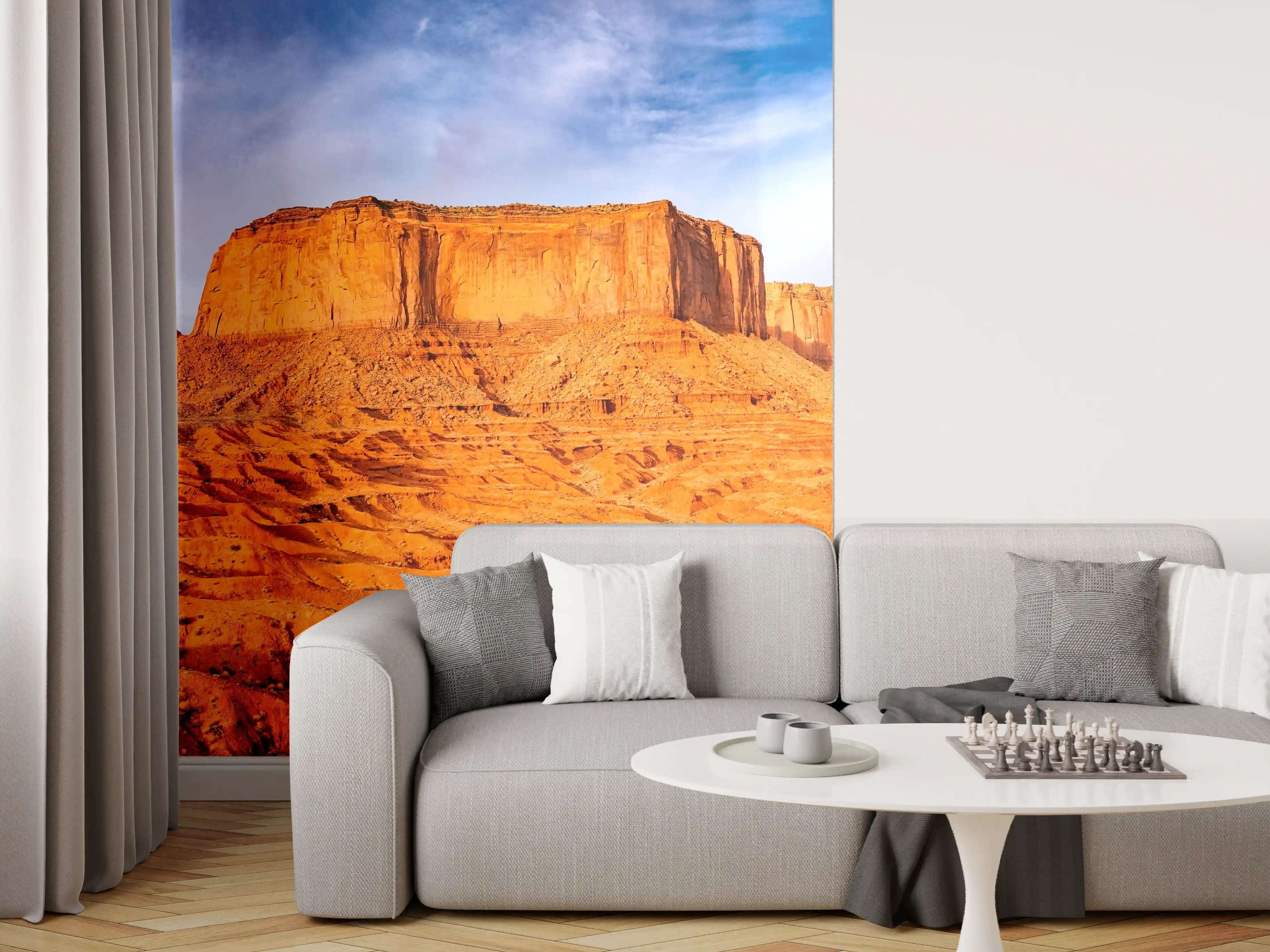 Wandverkleidung Wohnzimmer - Monumentale Tallandschaft