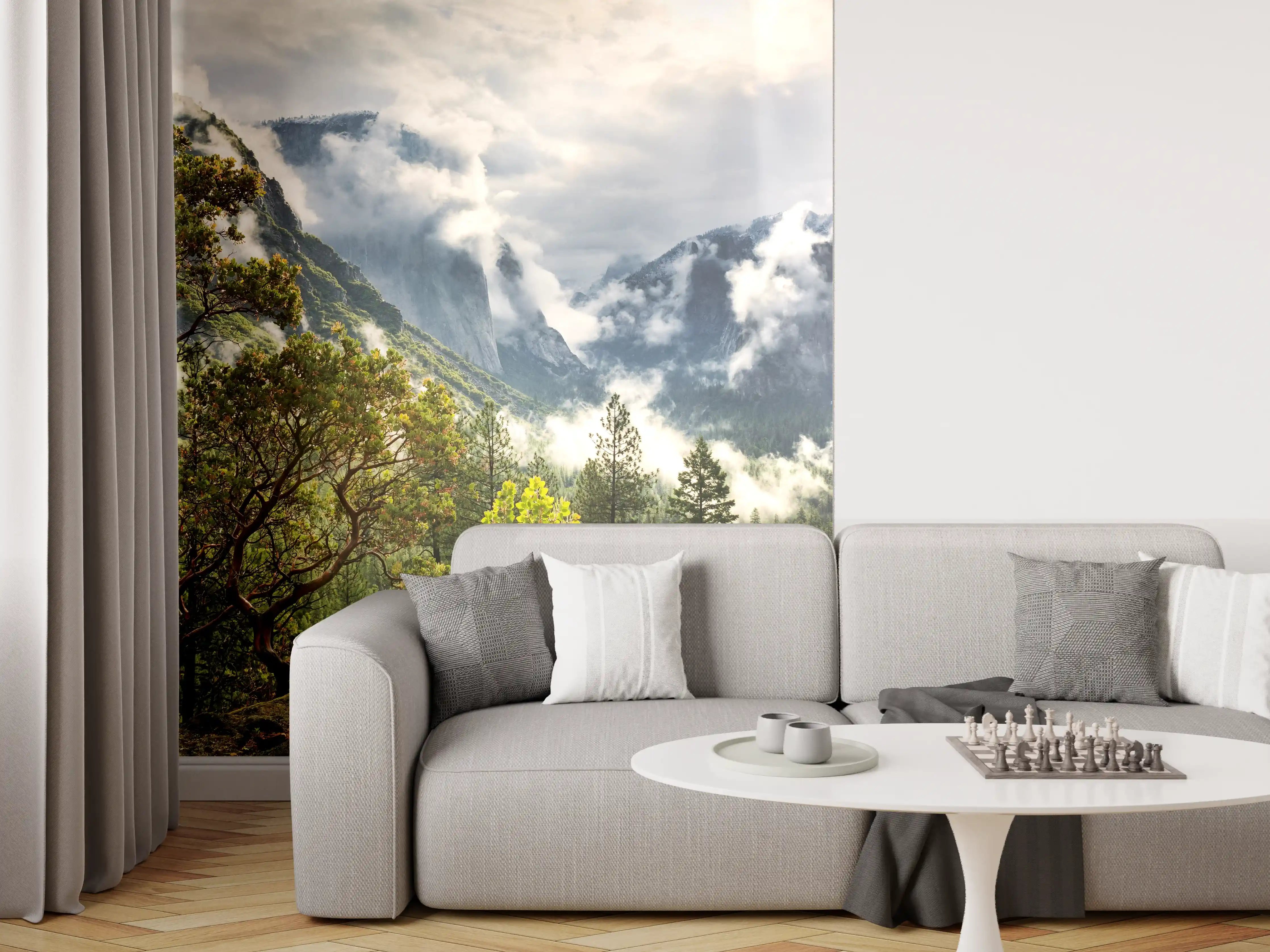 Wandverkleidung Wohnzimmer - Nationalpark - Kalifornien, USA