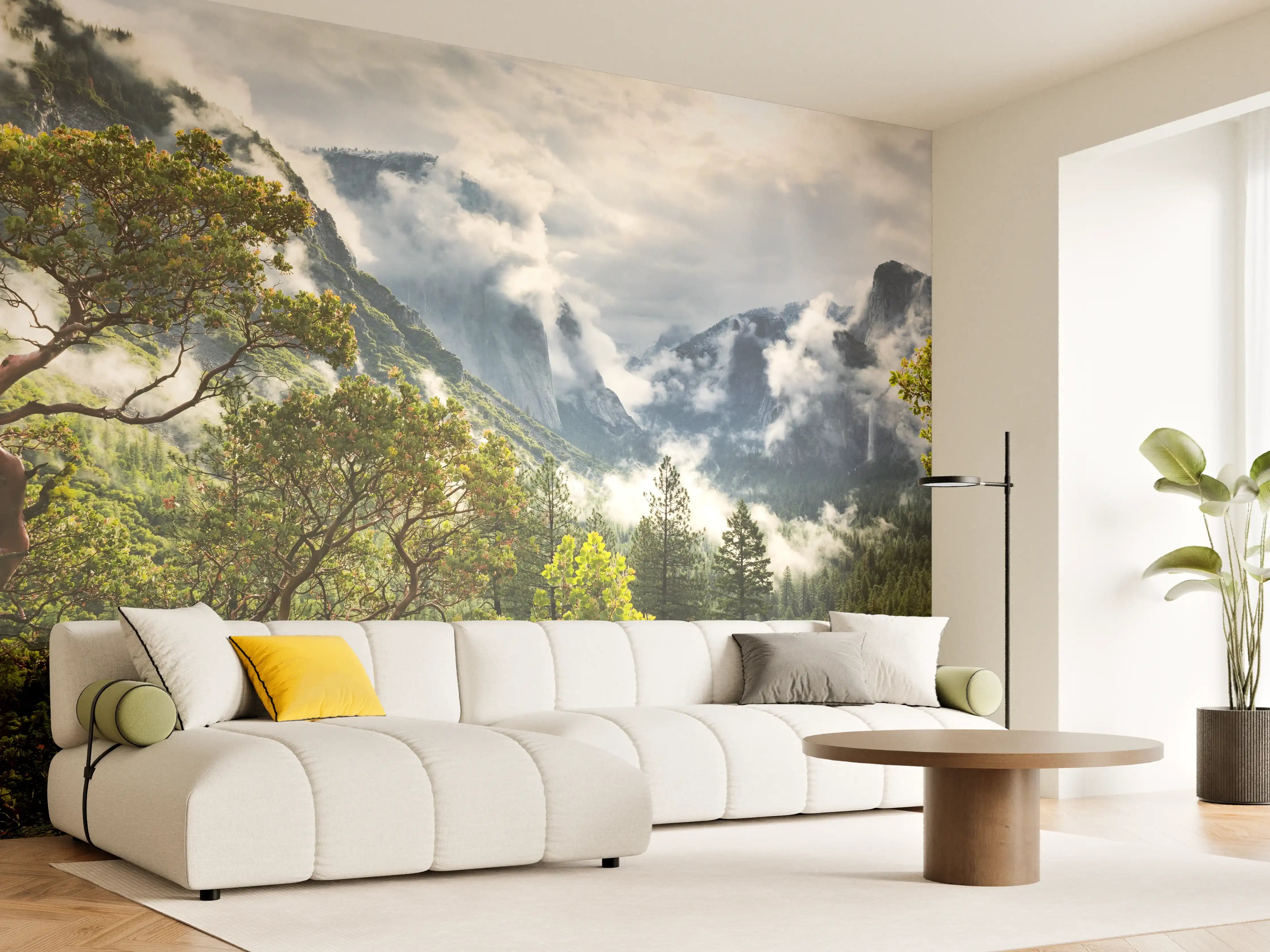Wandverkleidung Wohnzimmer - Nationalpark - Kalifornien, USA