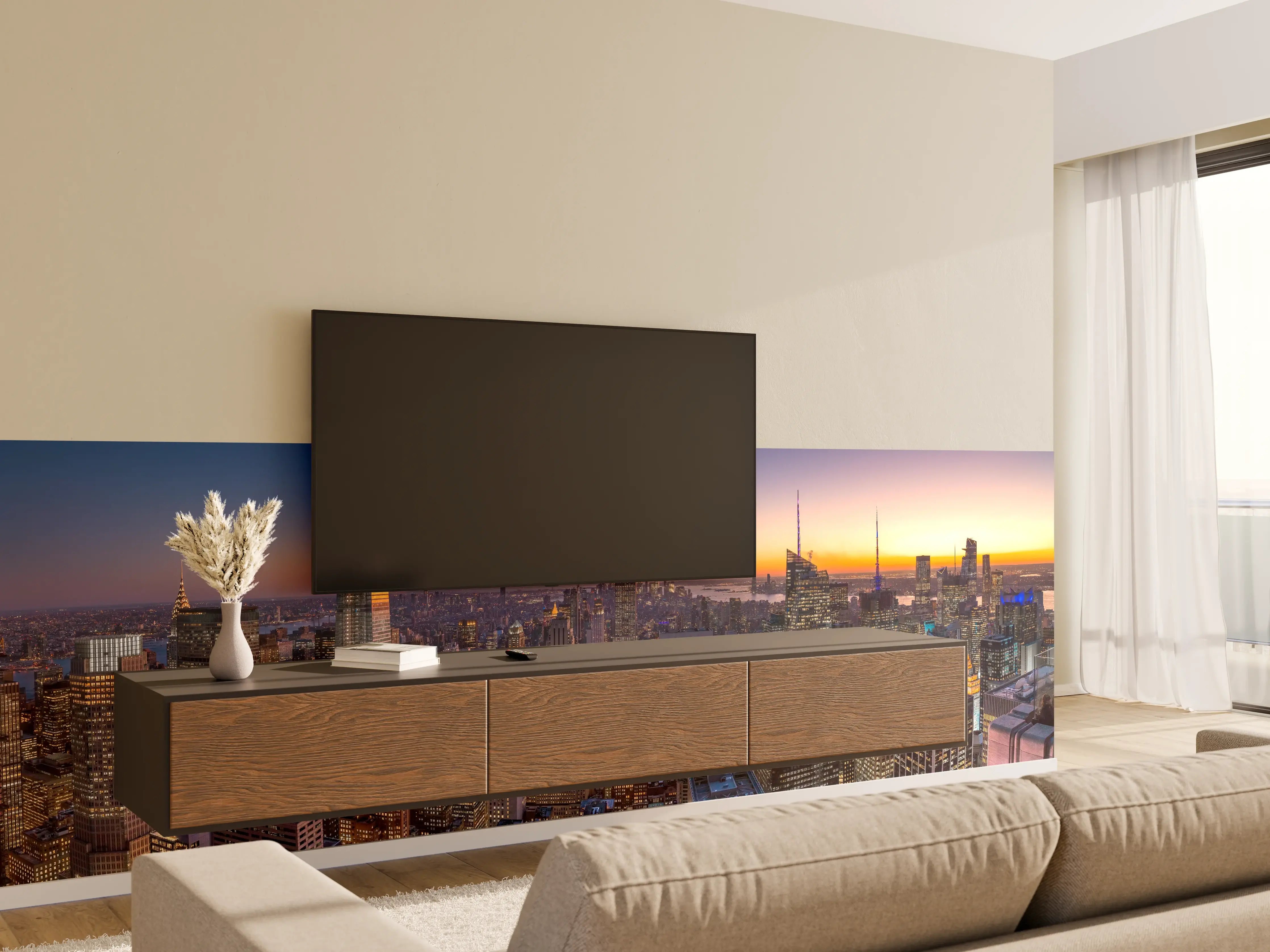 Wandverkleidung Wohnzimmer - New York City Manhattan Midtown 1