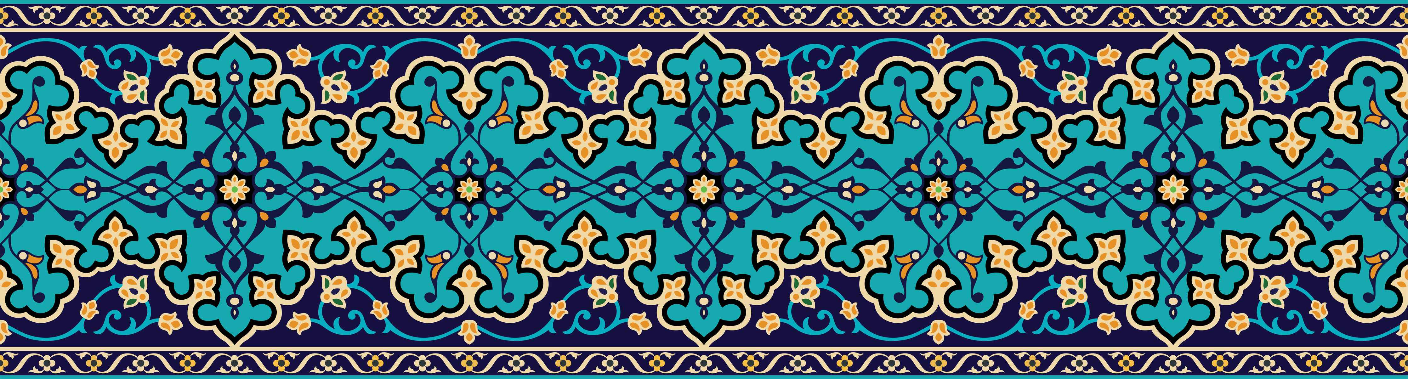 Wandverkleidung Wohnzimmer-Orientalische Fliesen 3