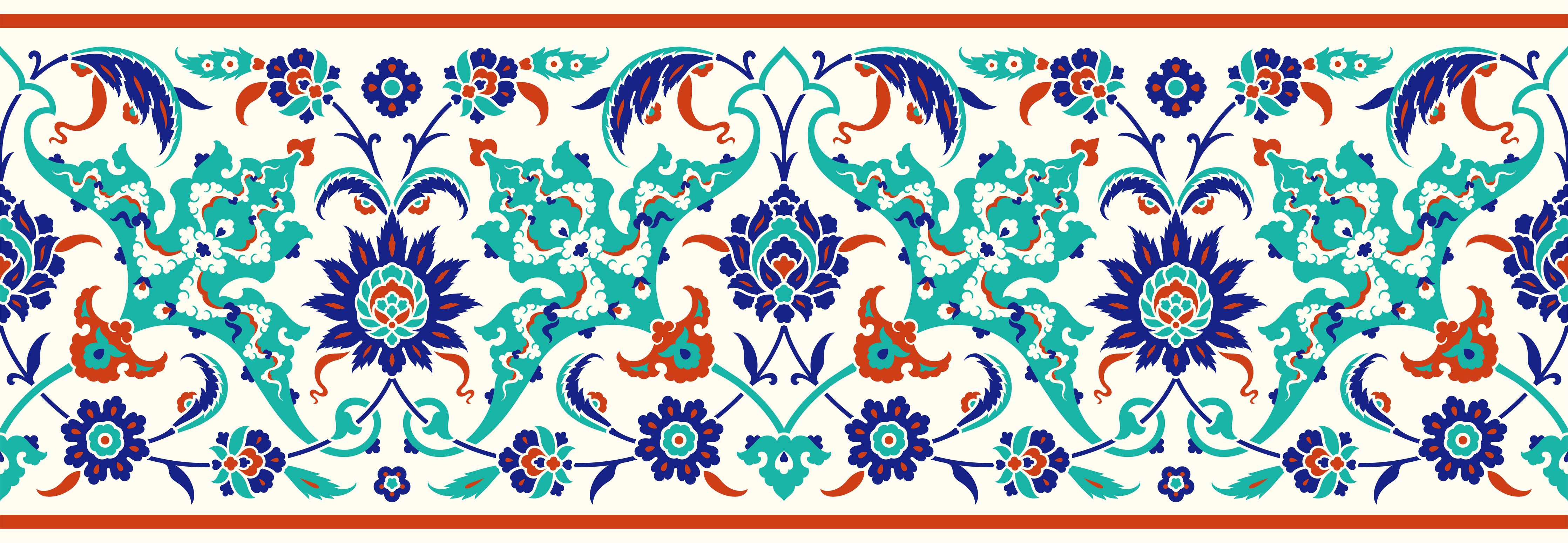 Wandverkleidung Wohnzimmer-Orientalische Fliesen