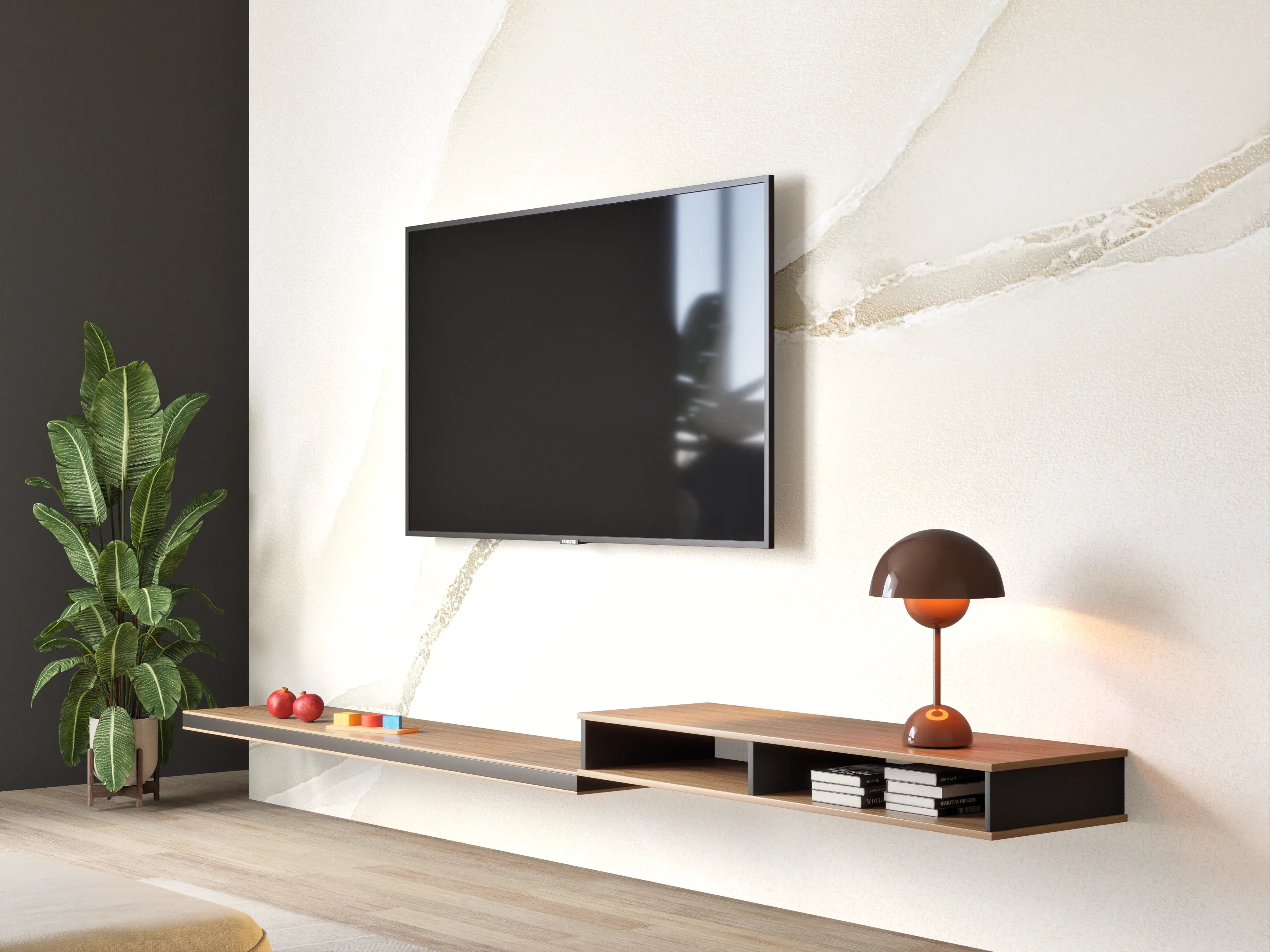 Wandverkleidung Wohnzimmer - Polierter Onyxmarmor 1