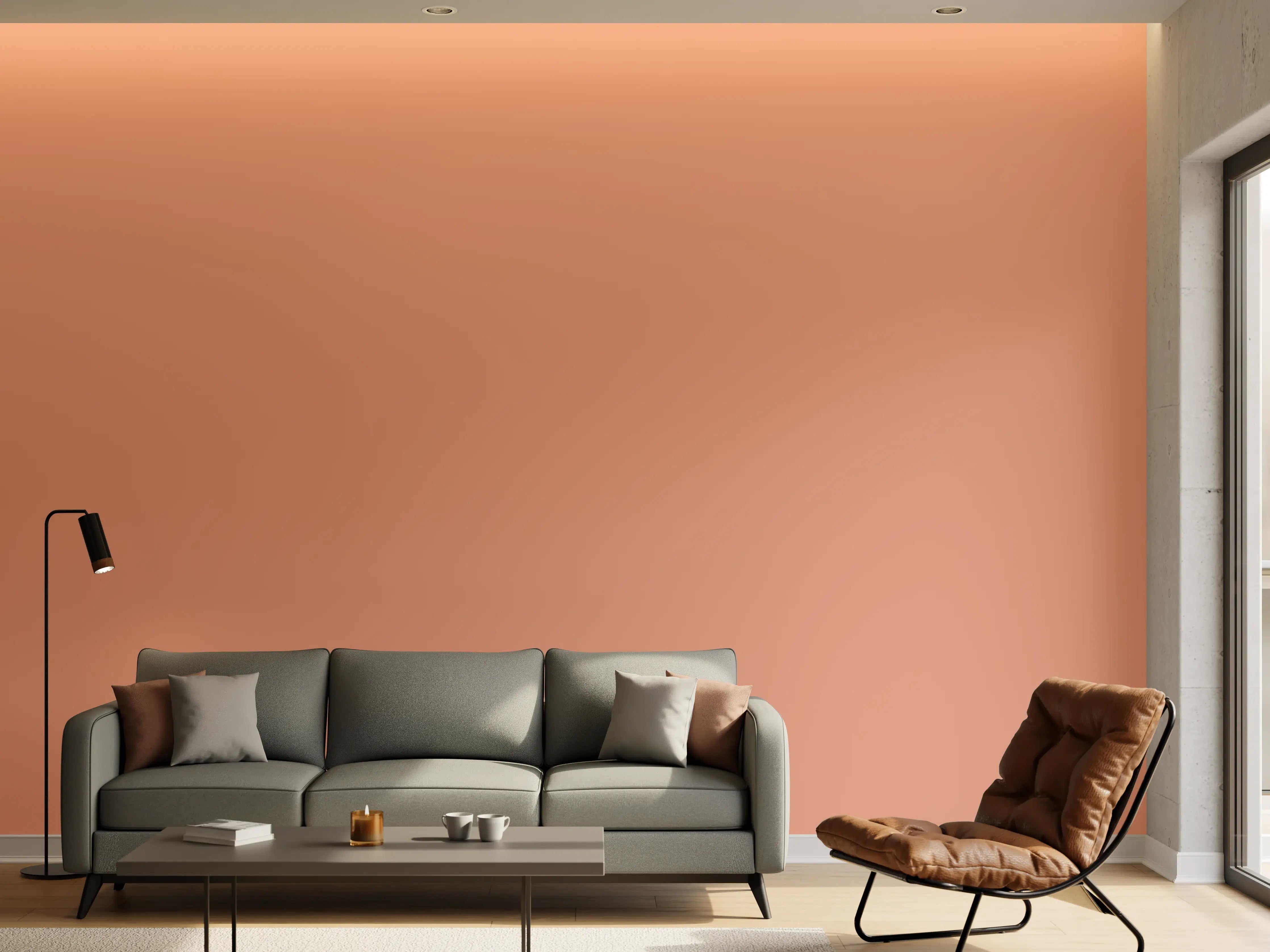 Wandverkleidung Wohnzimmer - RAL 3012 (Beige-Rot)