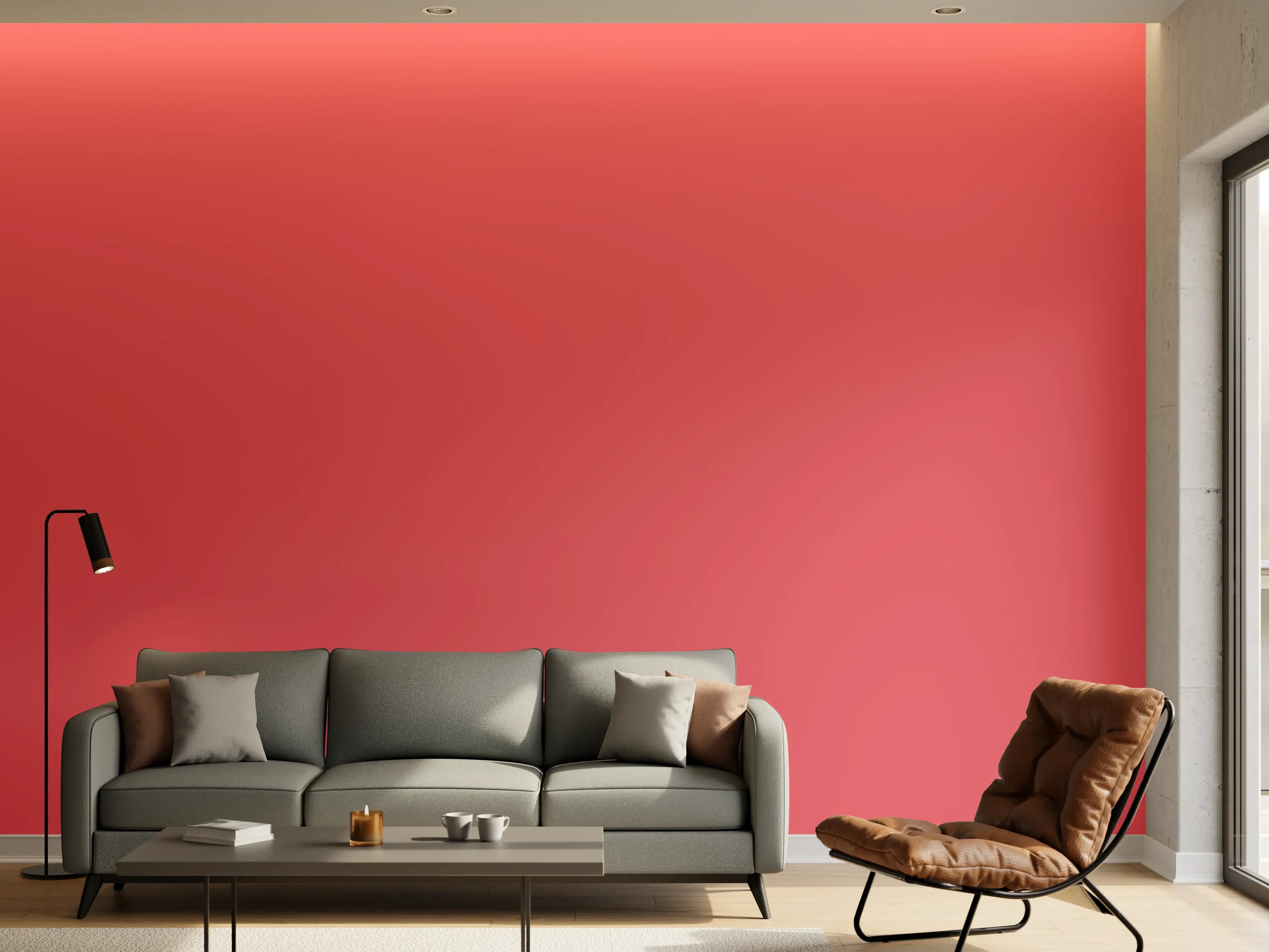 Wandverkleidung Wohnzimmer - RAL 3017 (Rosa)