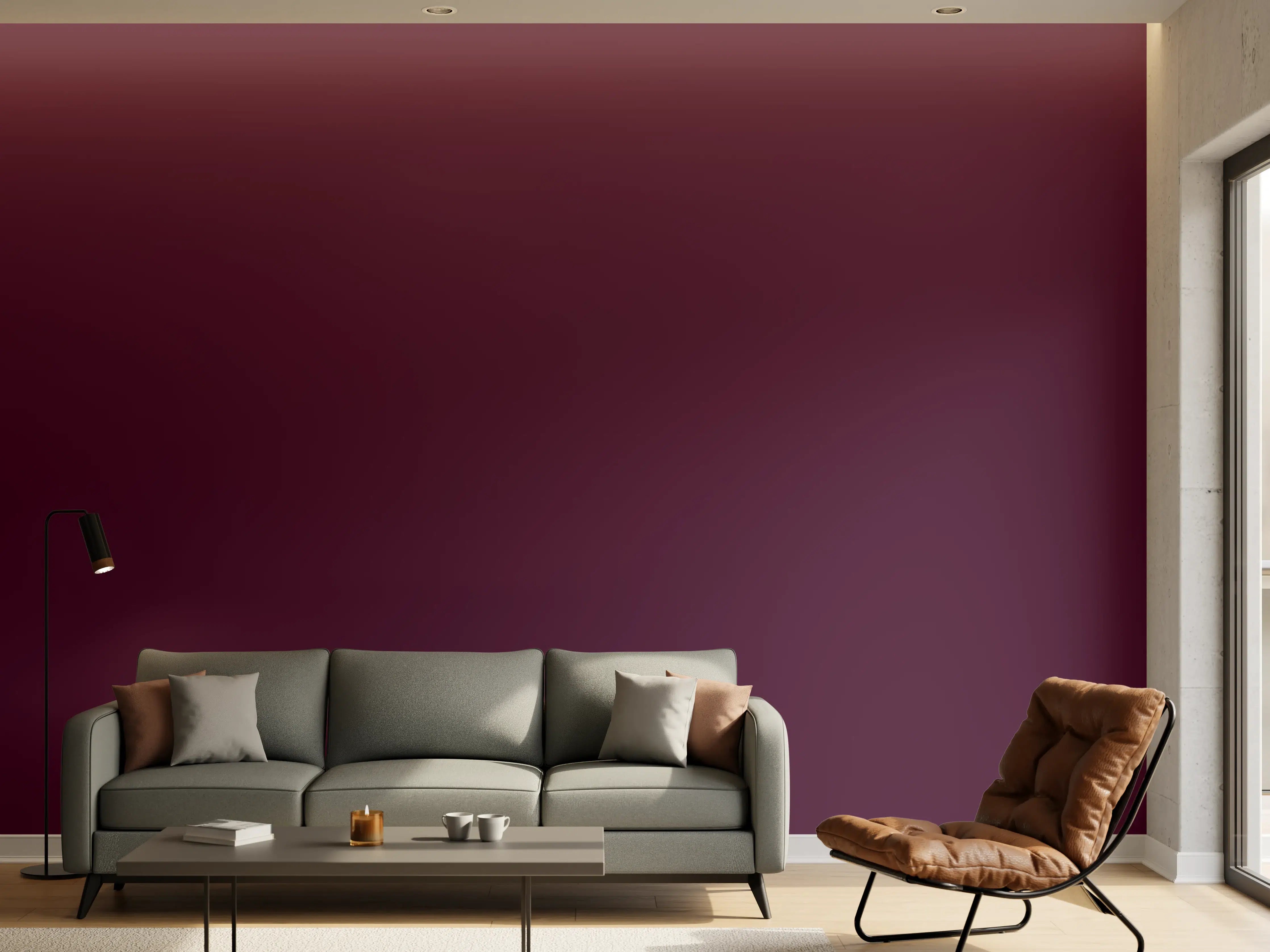 Wandverkleidung Wohnzimmer - RAL 4007 (Purpurviolett)