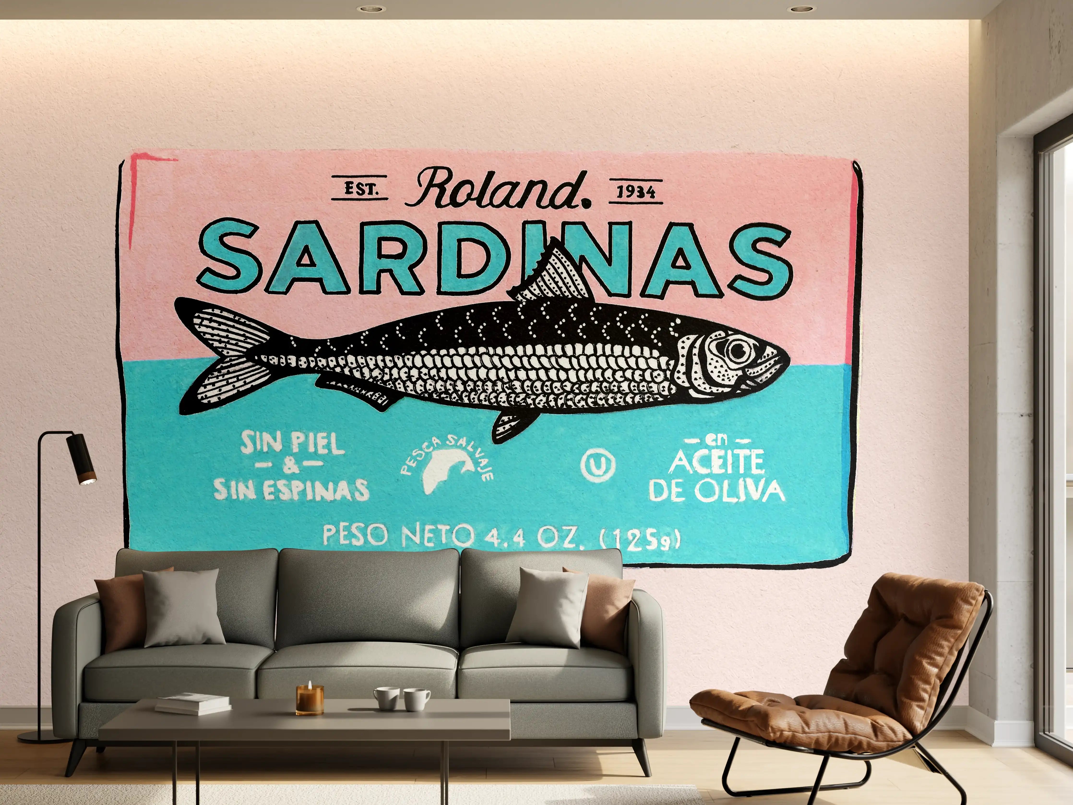 Wandverkleidung Wohnzimmer - Roland Sardinas