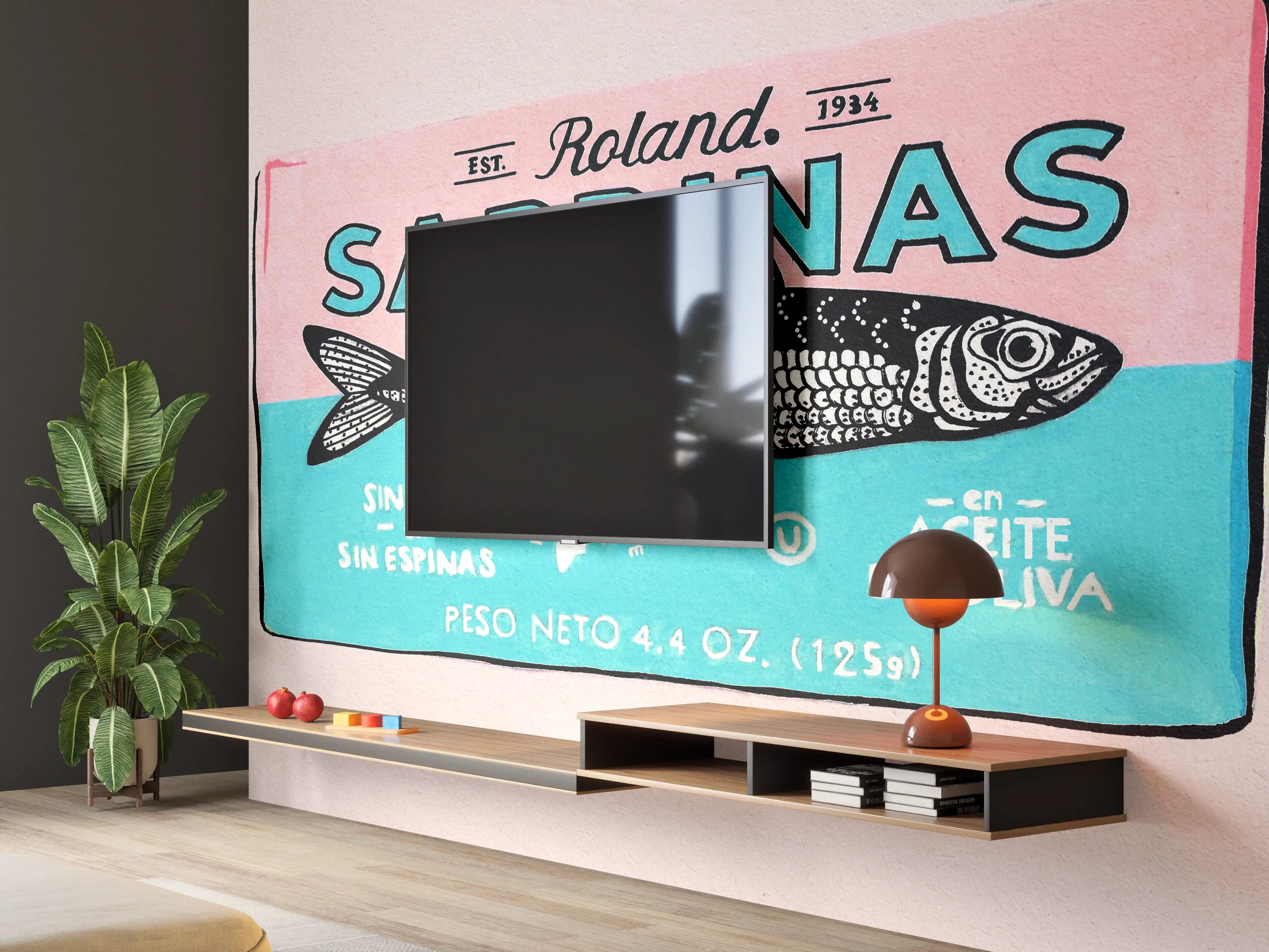 Wandverkleidung Wohnzimmer - Roland Sardinas
