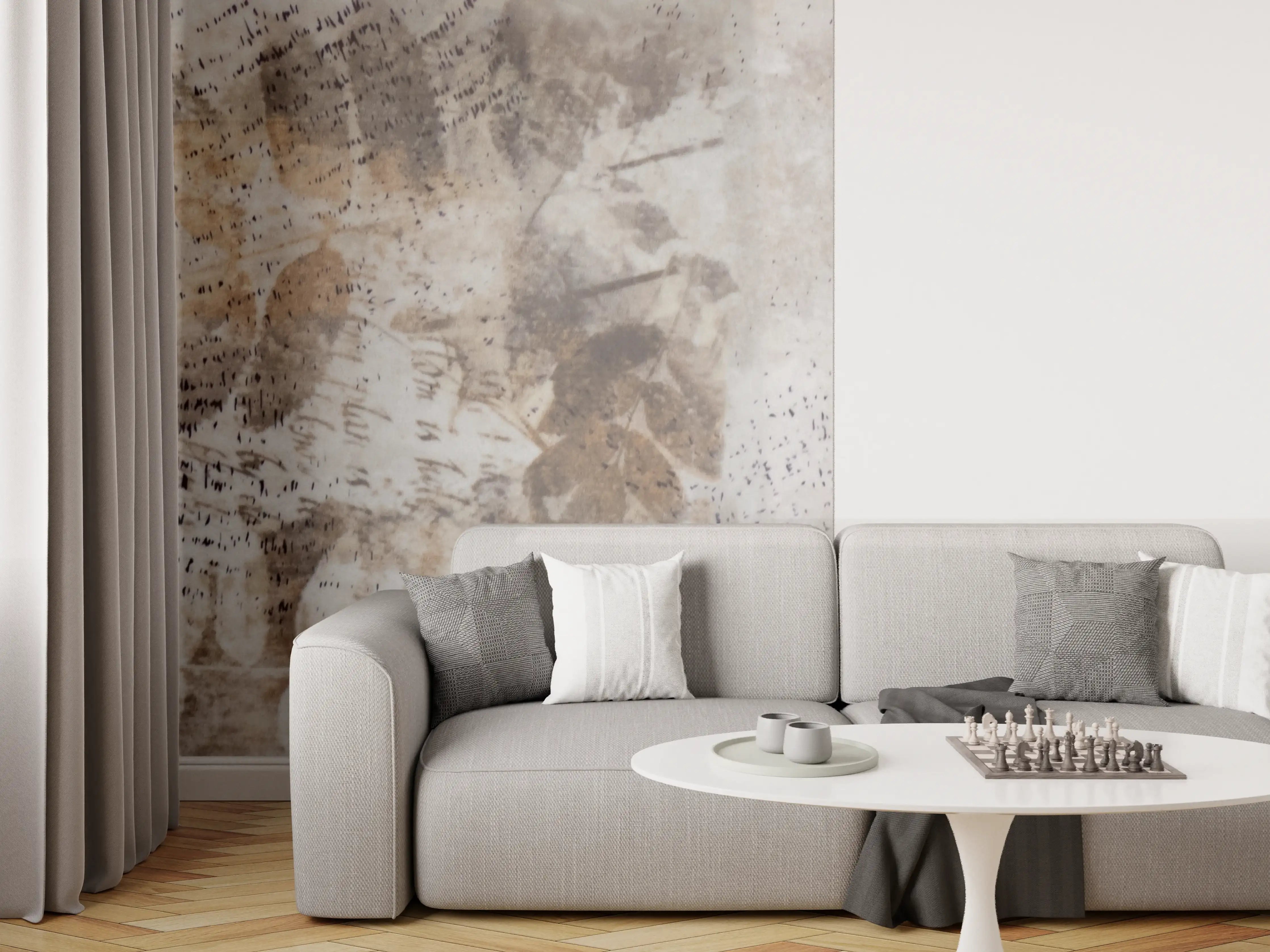 Wandverkleidung Wohnzimmer - Rustikale Wandgestaltung mit Vintage-Charme