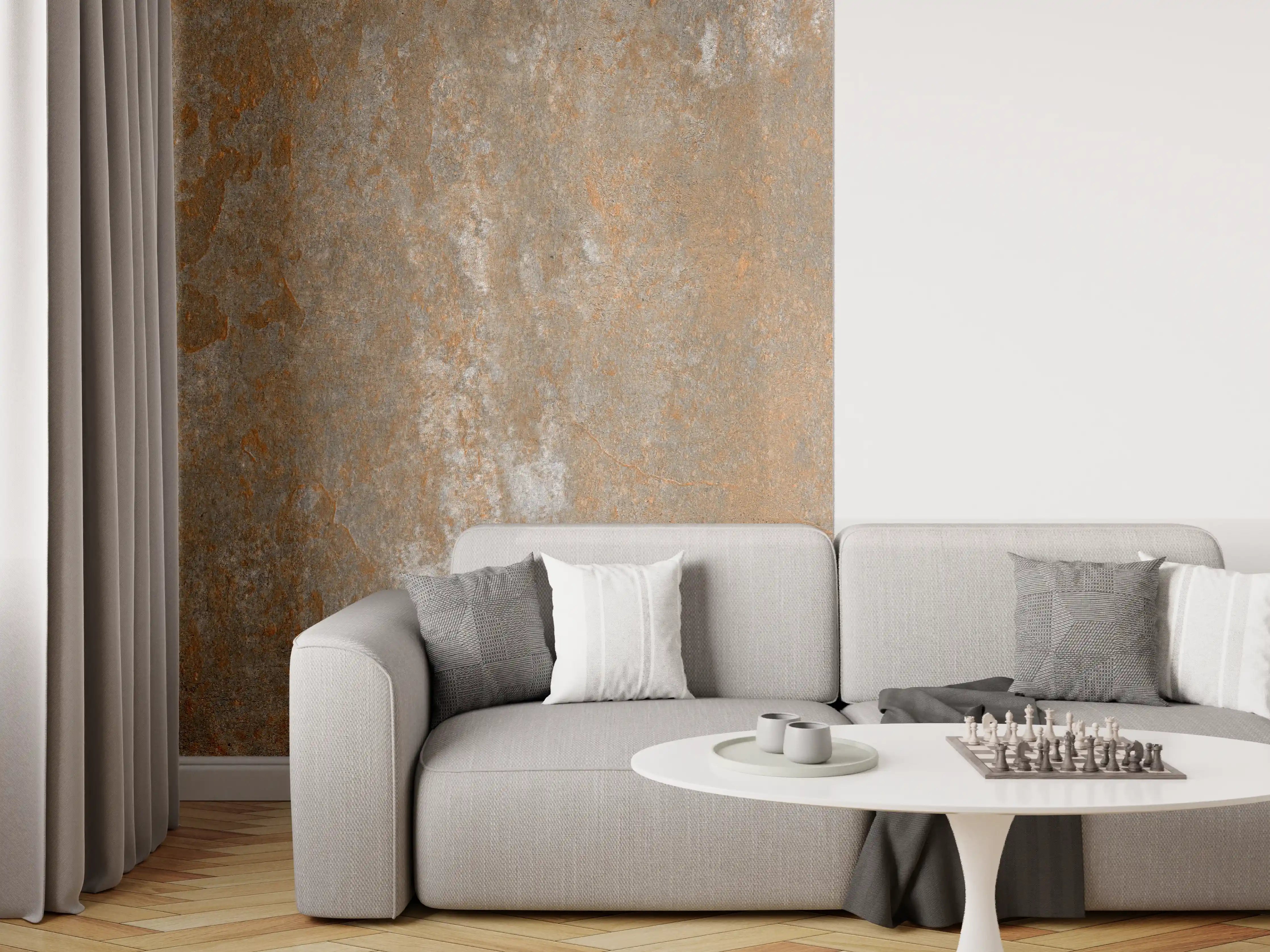 Wandverkleidung Wohnzimmer - Rustikaler Stein Hintergrund