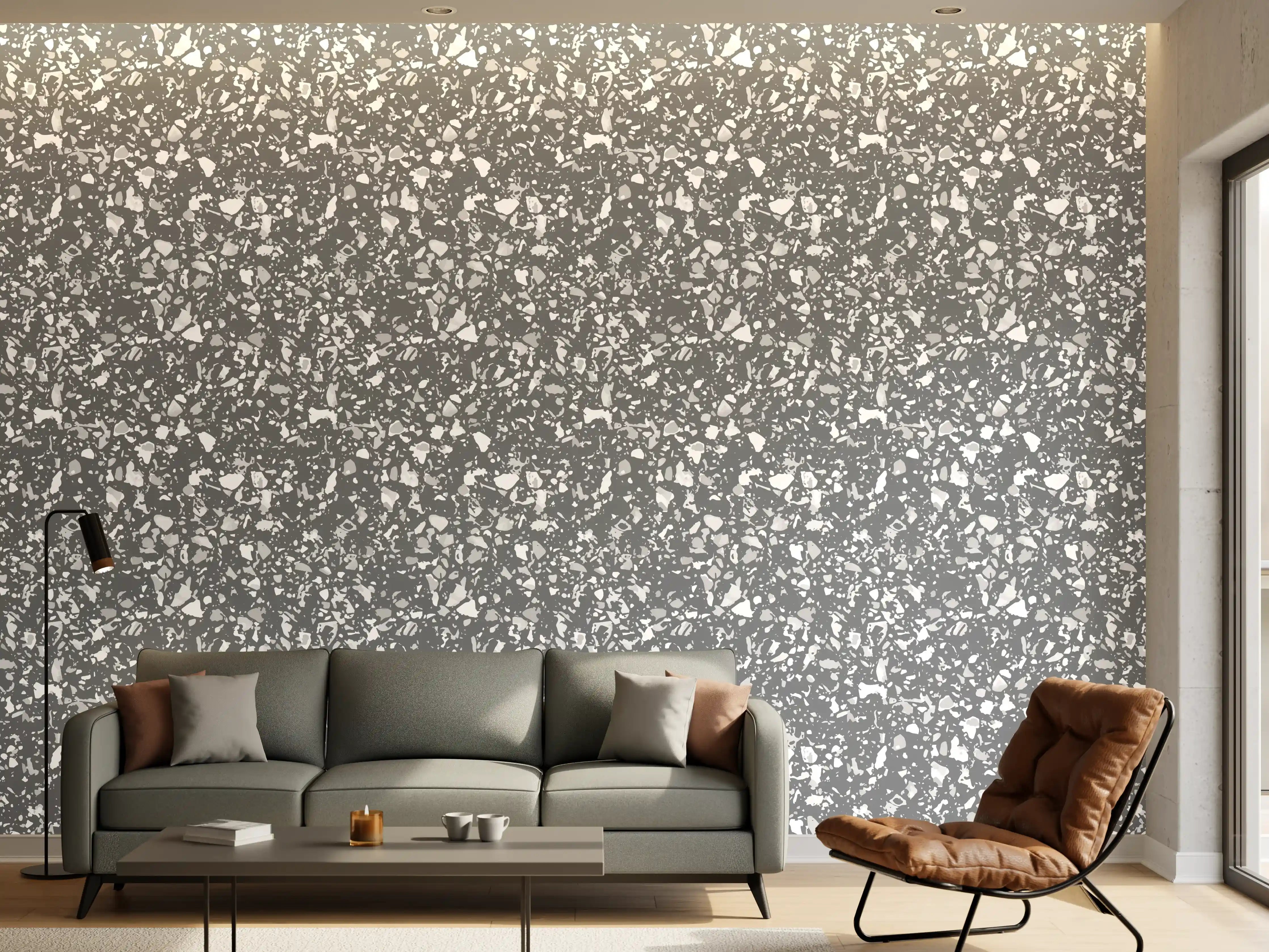 Wandverkleidung Wohnzimmer - Schöne Winterlandschaft mit Schnee