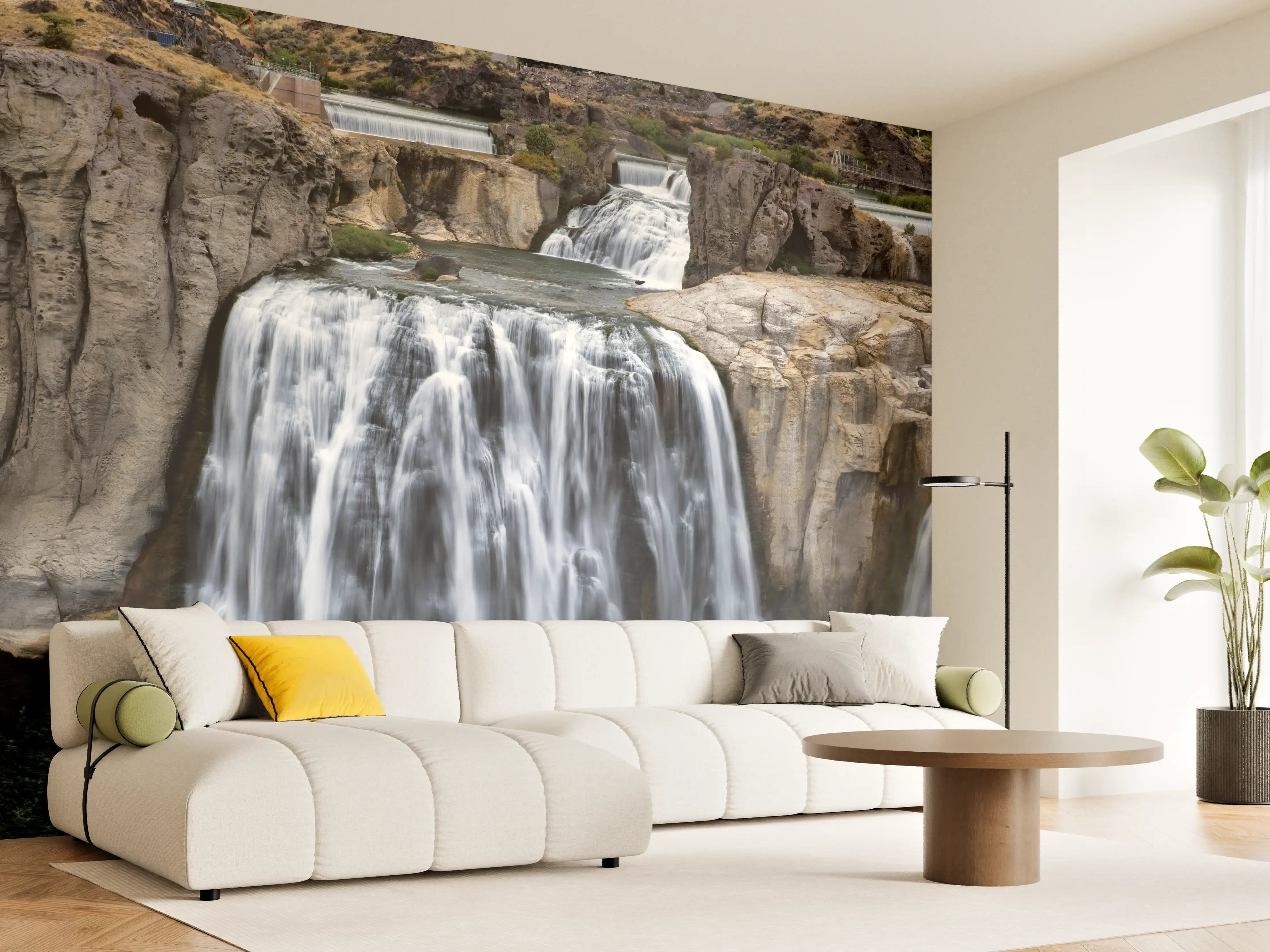 Wandverkleidung Wohnzimmer - Shoshone Wasserfall