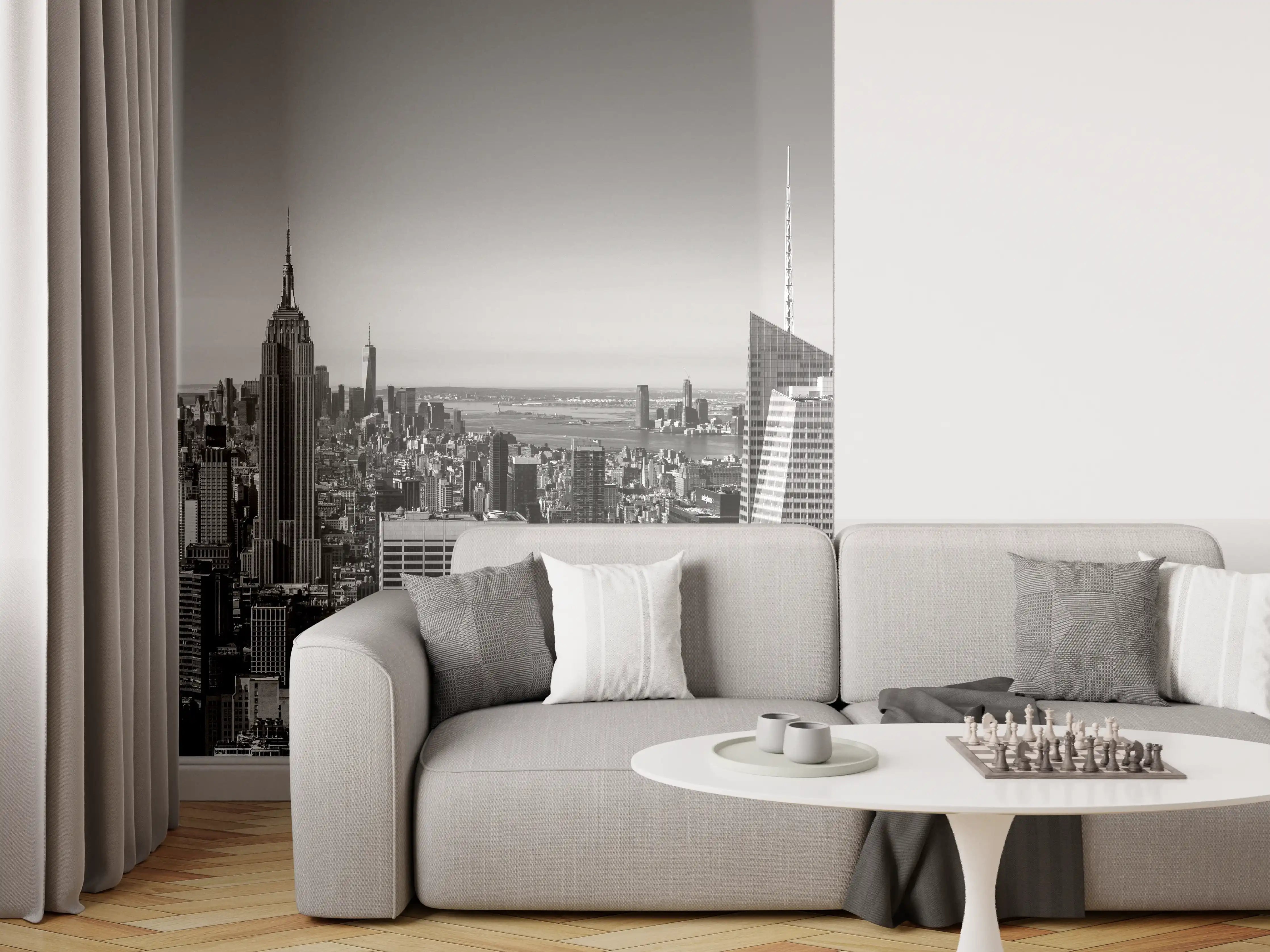 Wandverkleidung Wohnzimmer - Stadtaufnahme New York City