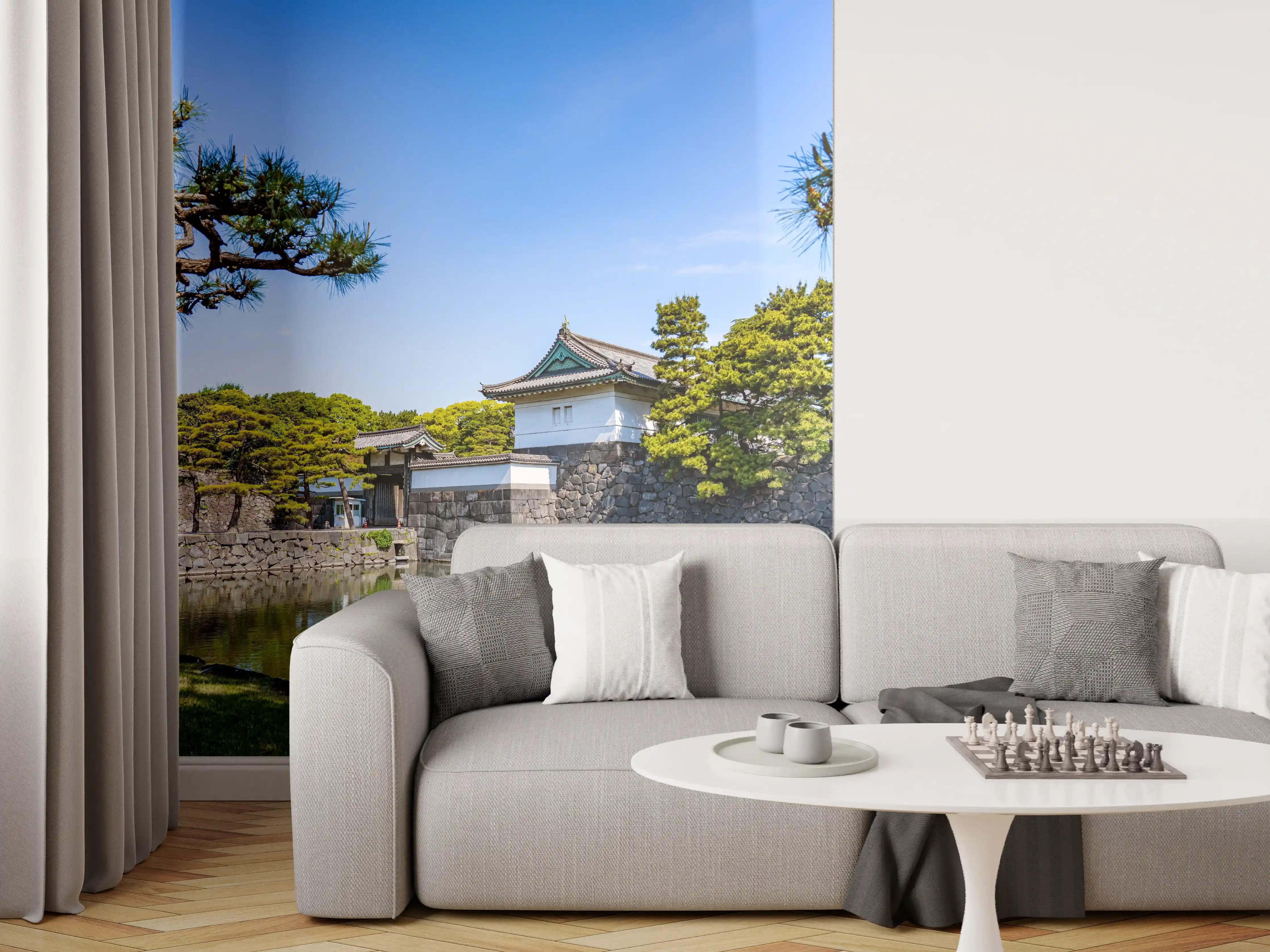 Wandverkleidung Wohnzimmer - Stadtlandschaft von Tokio
