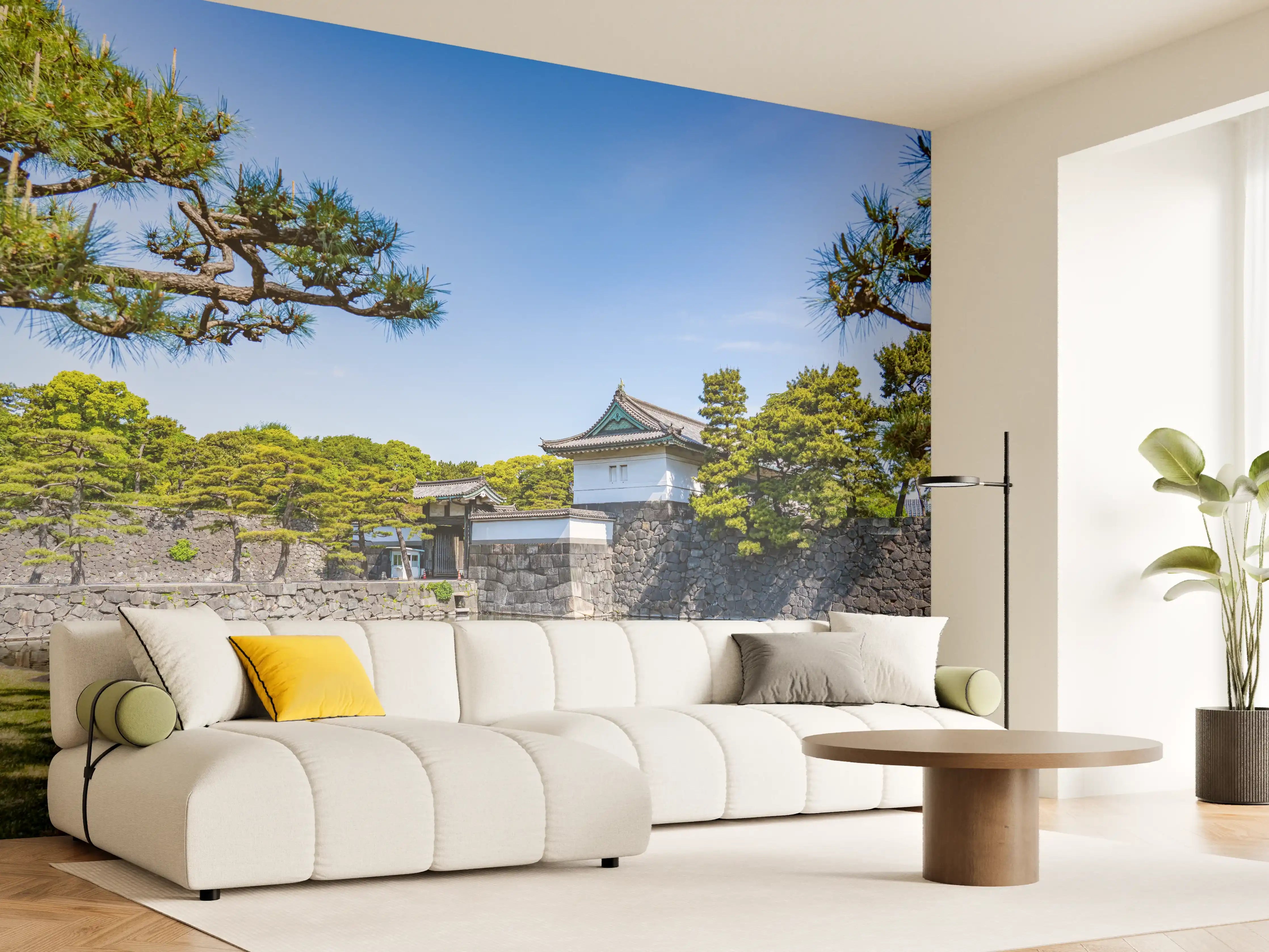 Wandverkleidung Wohnzimmer - Stadtlandschaft von Tokio