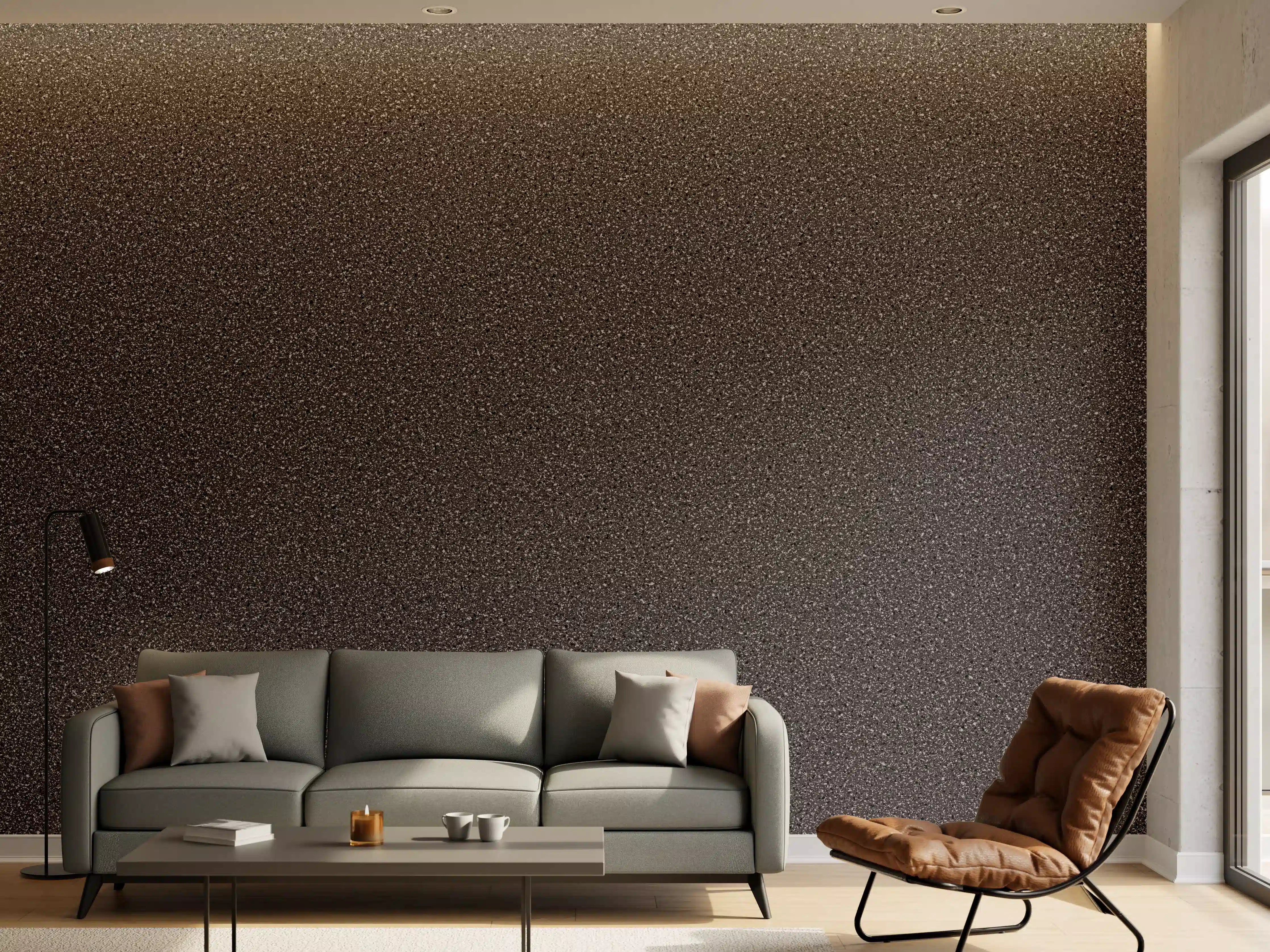 Wandverkleidung Wohnzimmer - Stein Boden und Wand Muster aus Granit
