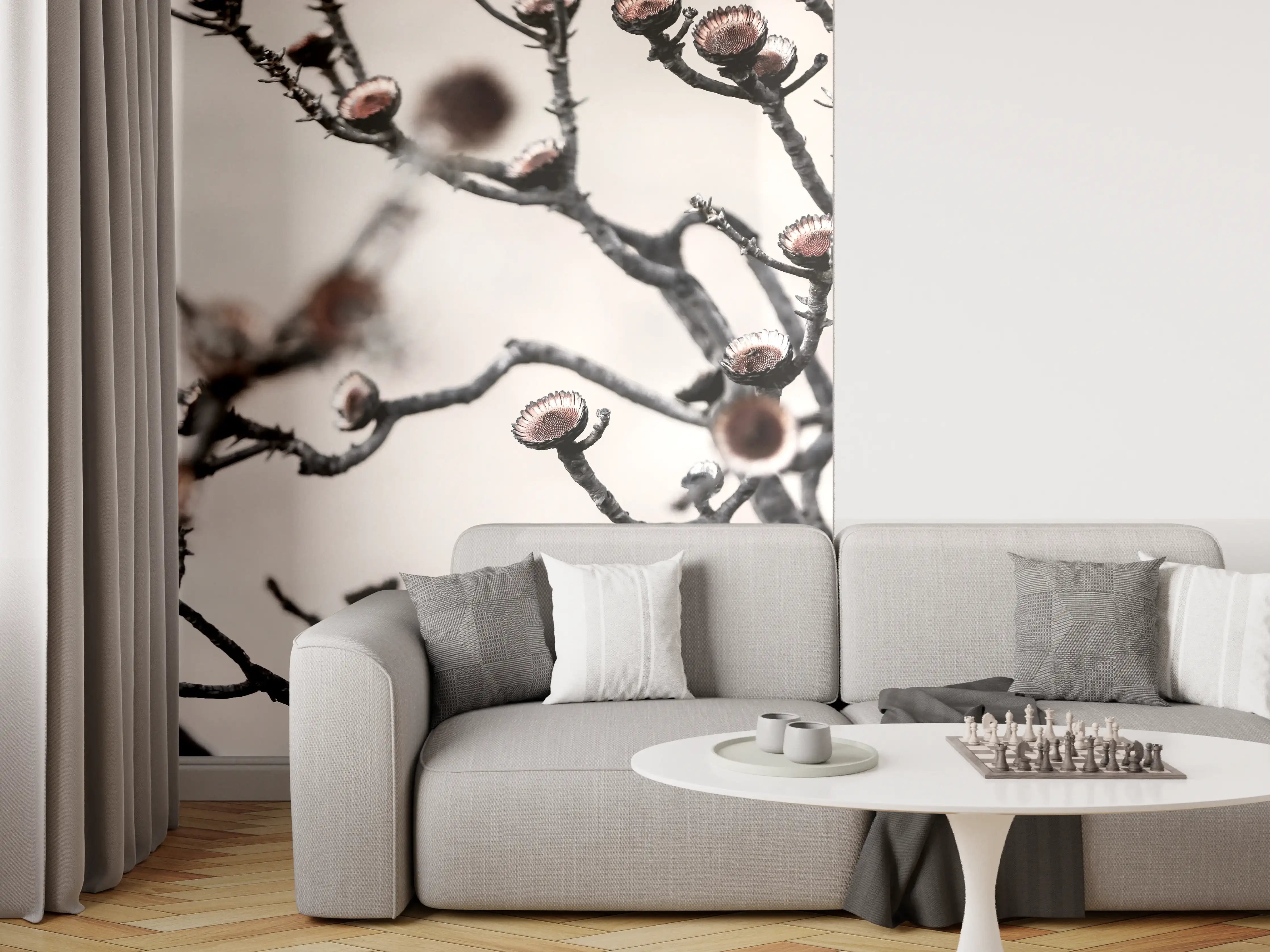 Wandverkleidung Wohnzimmer - Stimmungsvolle Winterdüfte im Garten