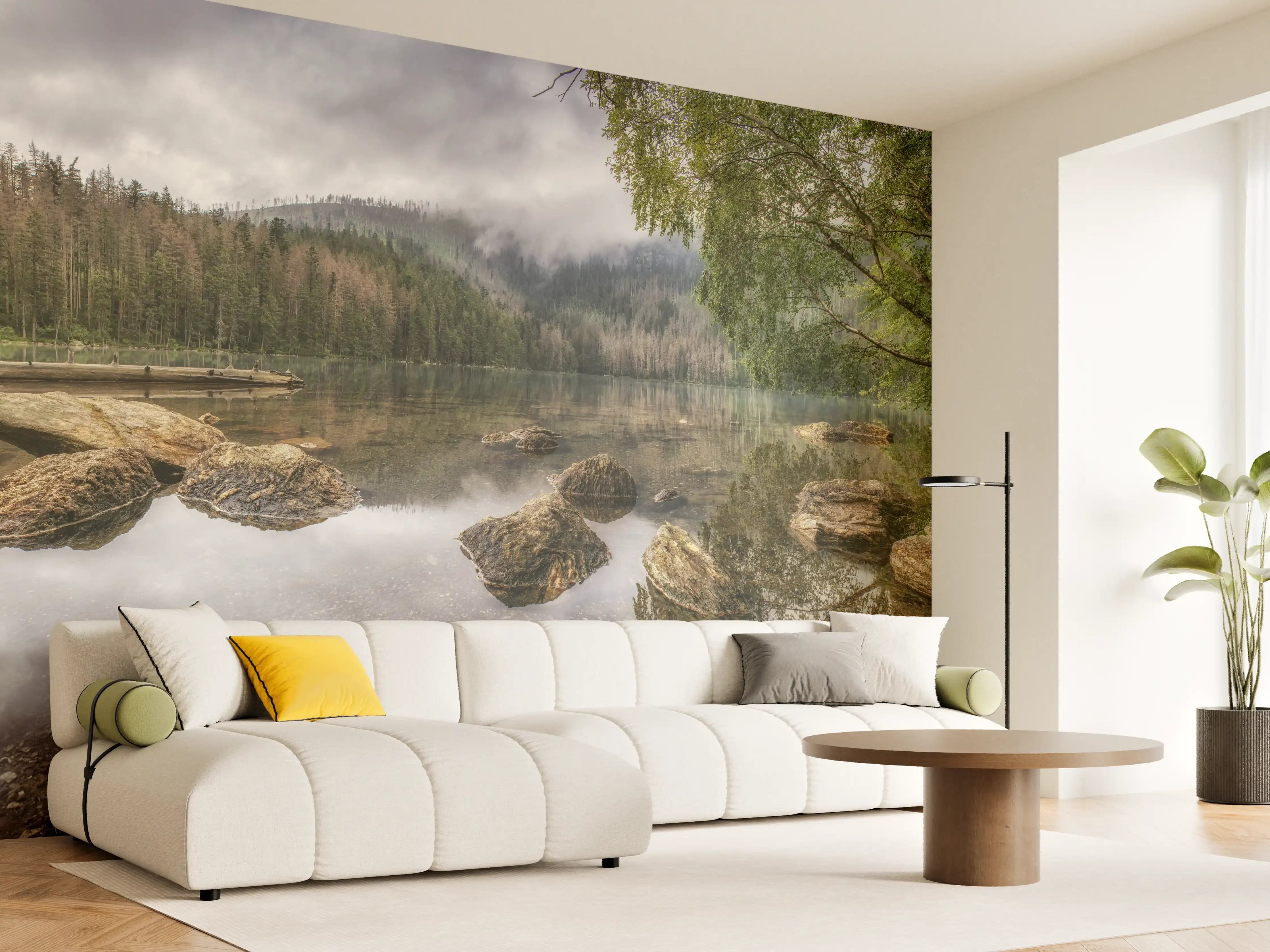 Wandverkleidung Wohnzimmer - Sumava - Schwarzer See - Tschechische Republik