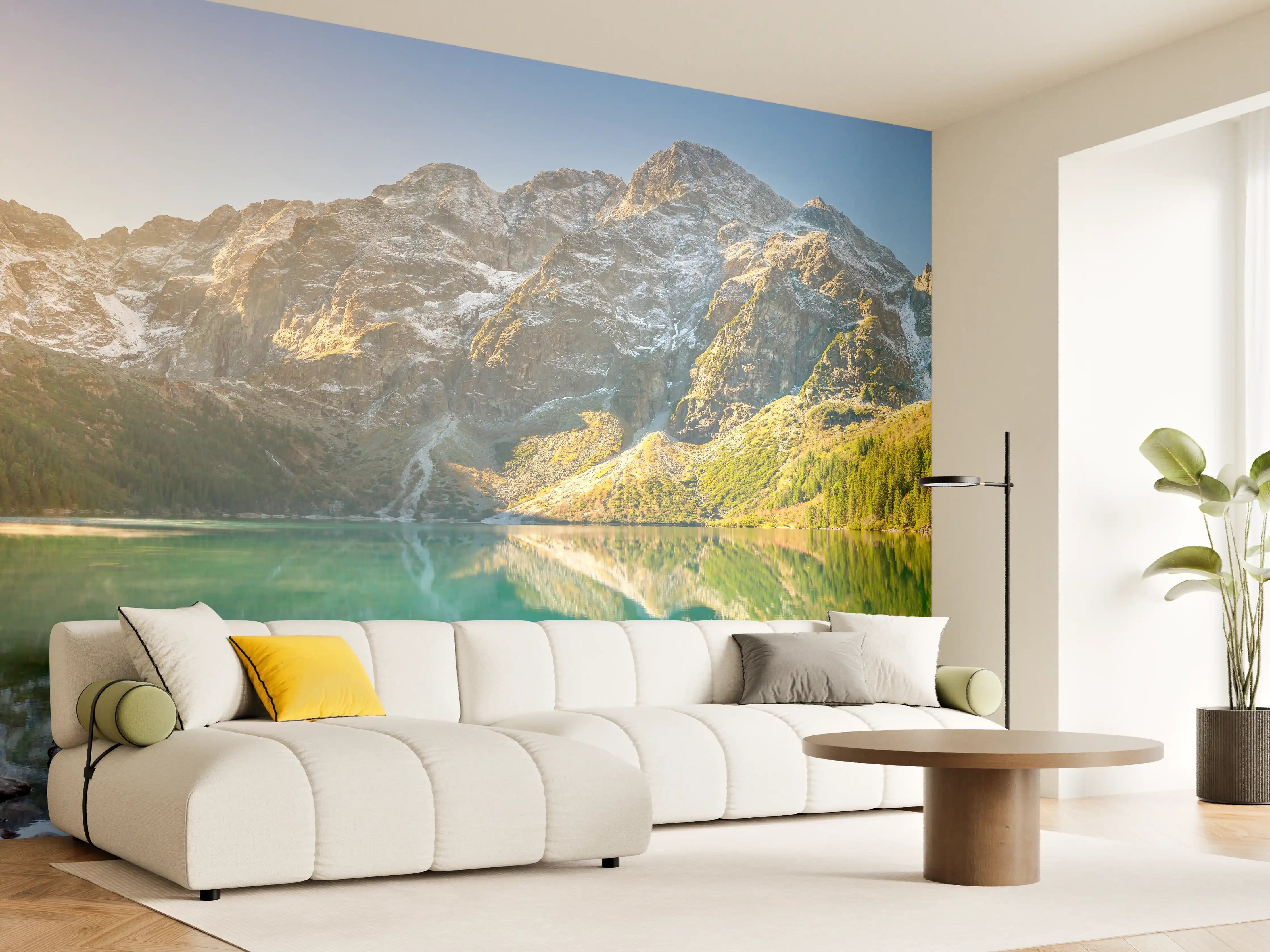 Wandverkleidung Wohnzimmer - Tatra-Nationalpark