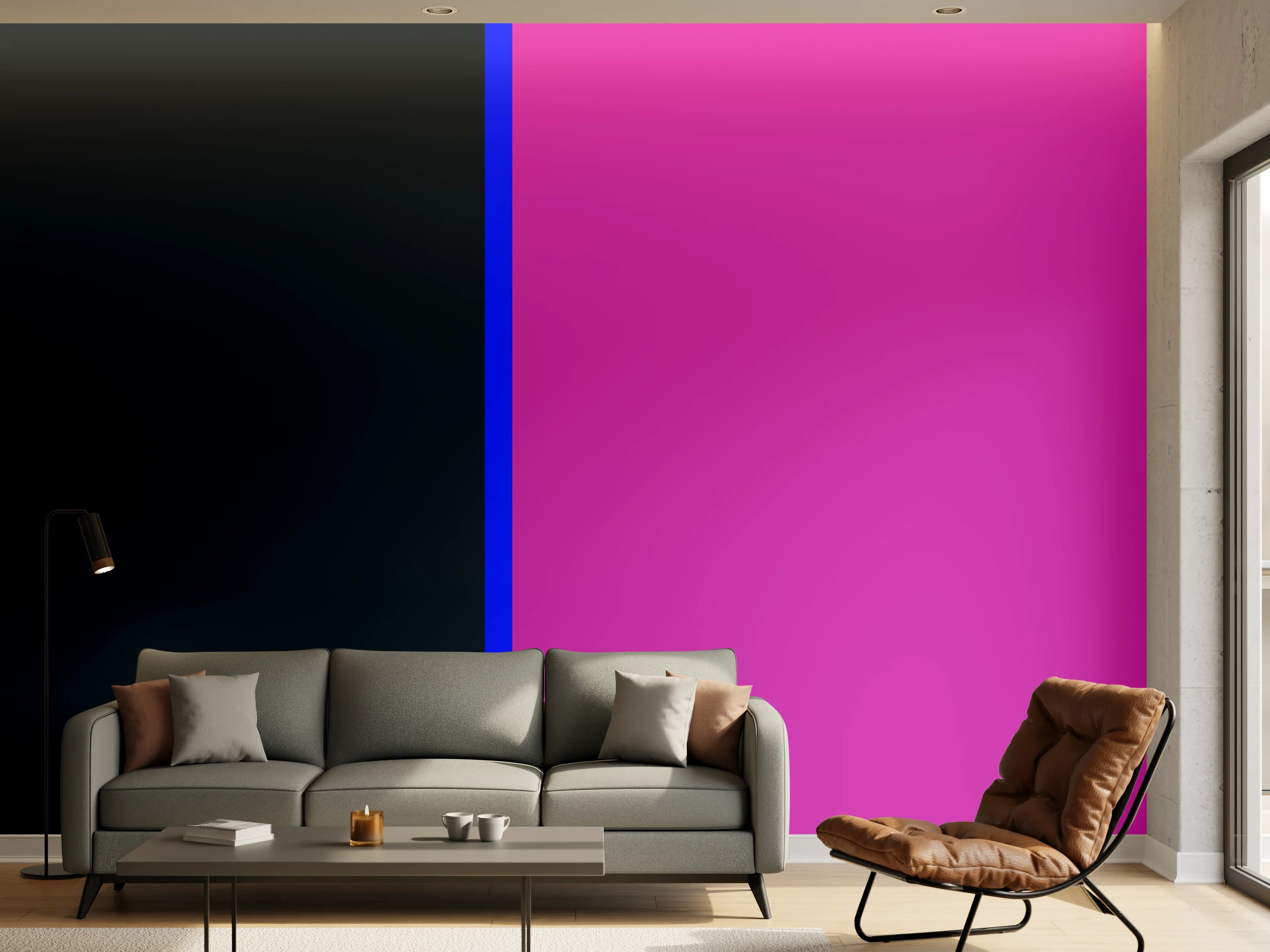 Wandverkleidung Wohnzimmer - The Neons - Easy Vertikal - Luna