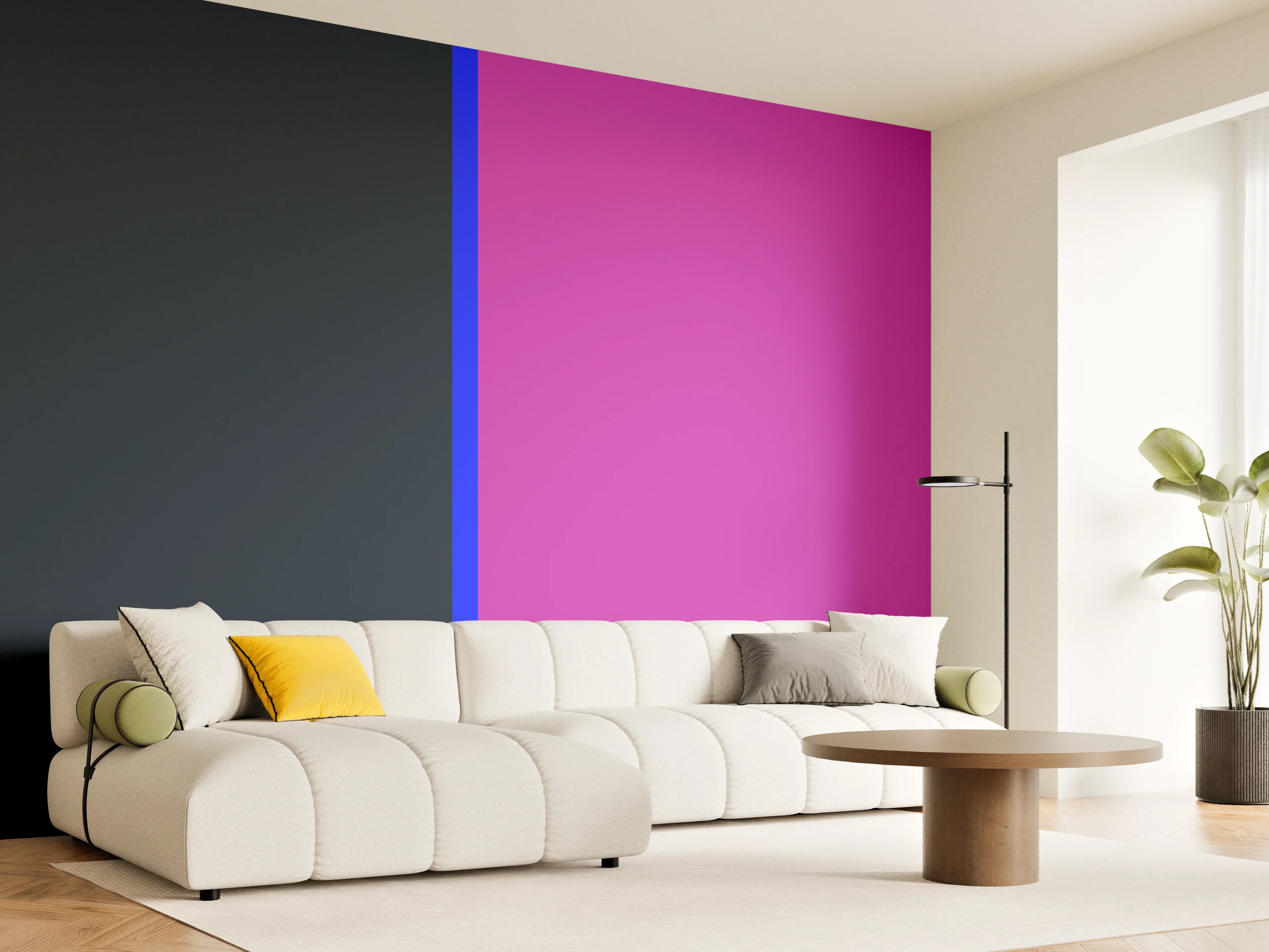 Wandverkleidung Wohnzimmer - The Neons - Easy Vertikal - Luna