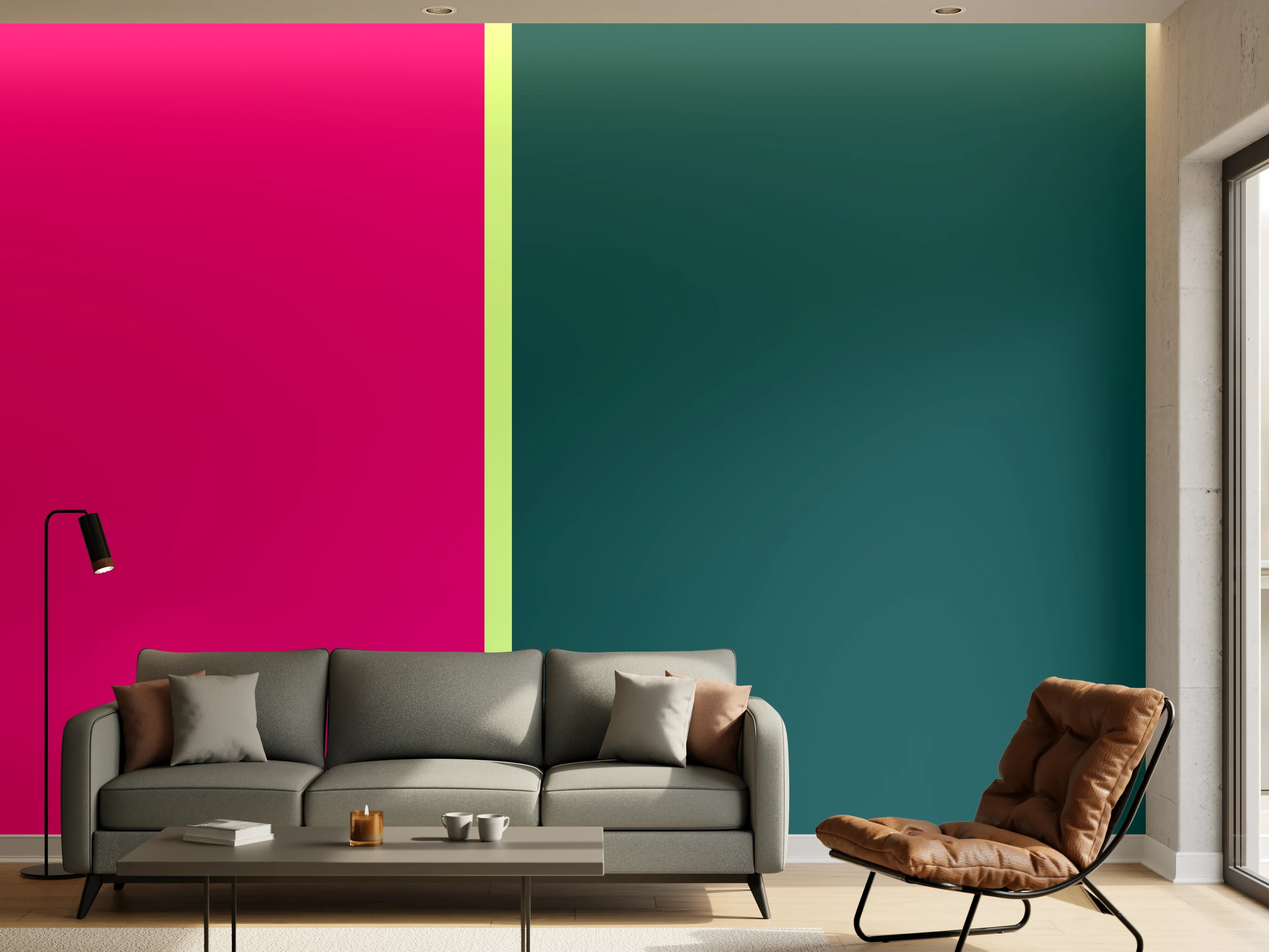 Wandverkleidung Wohnzimmer - The Neons - Easy Vertikal - Lyra