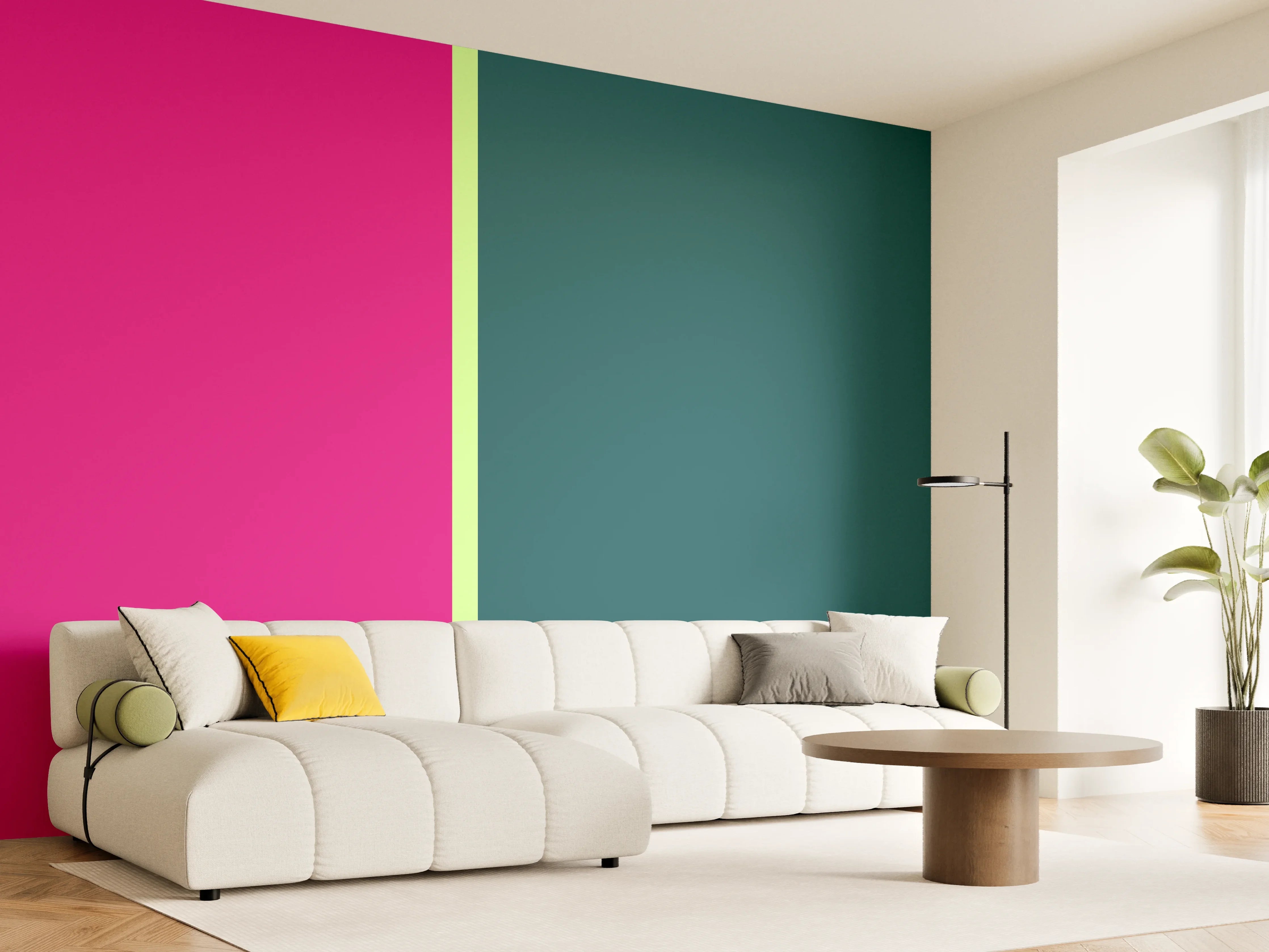 Wandverkleidung Wohnzimmer - The Neons - Easy Vertikal - Lyra
