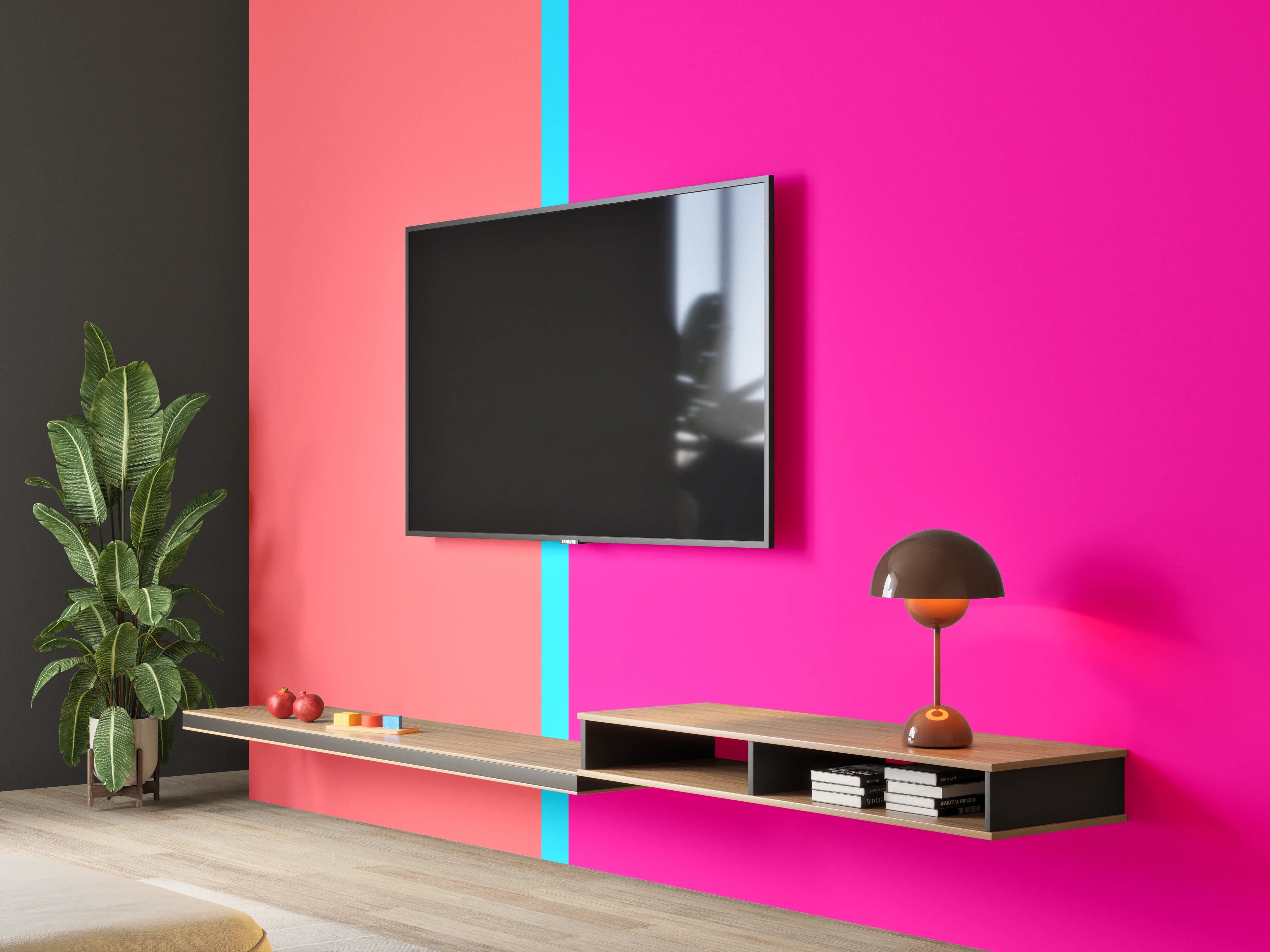 Wandverkleidung Wohnzimmer - The Neons - Easy Vertikal - Nova