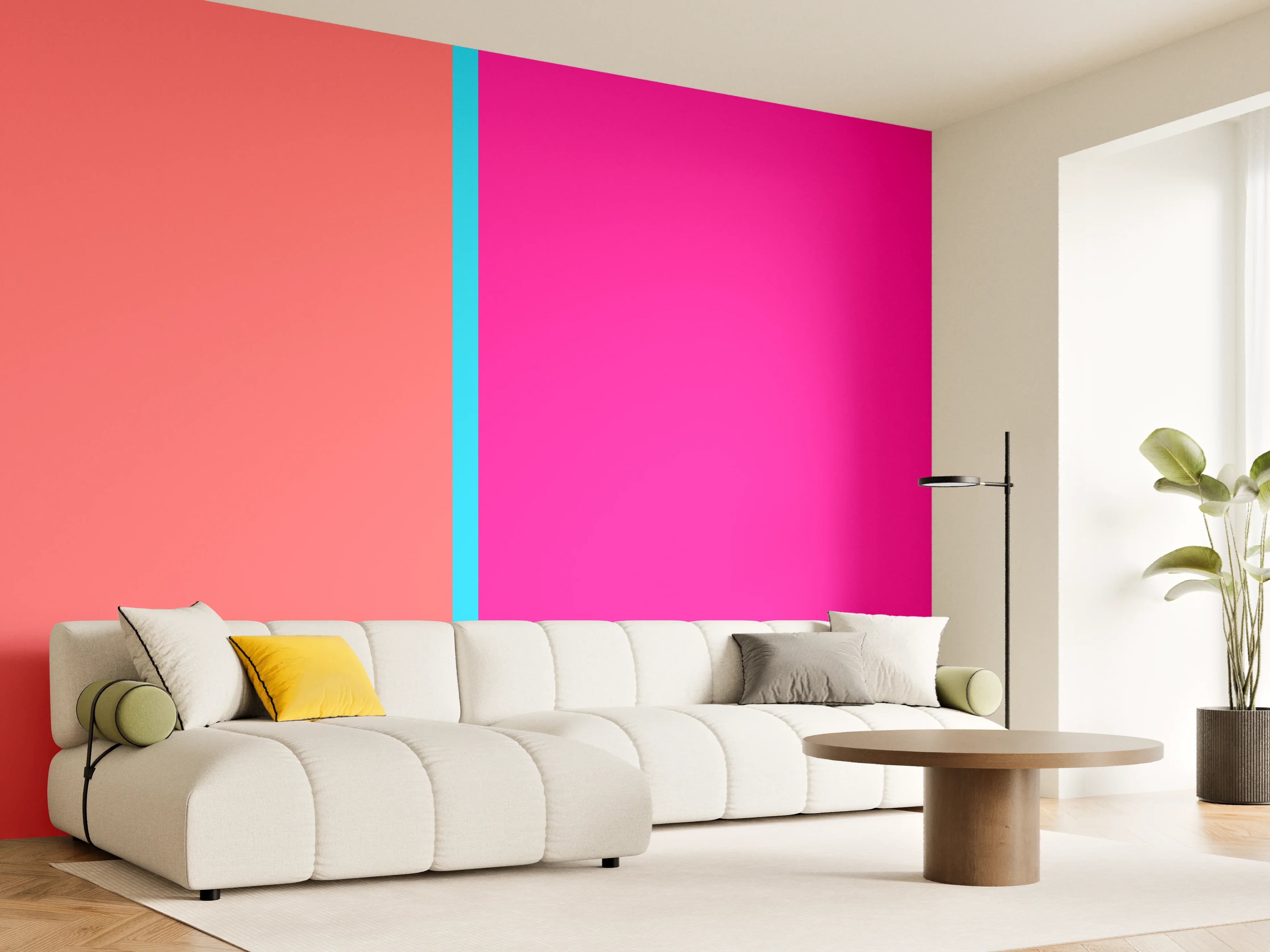 Wandverkleidung Wohnzimmer - The Neons - Easy Vertikal - Nova