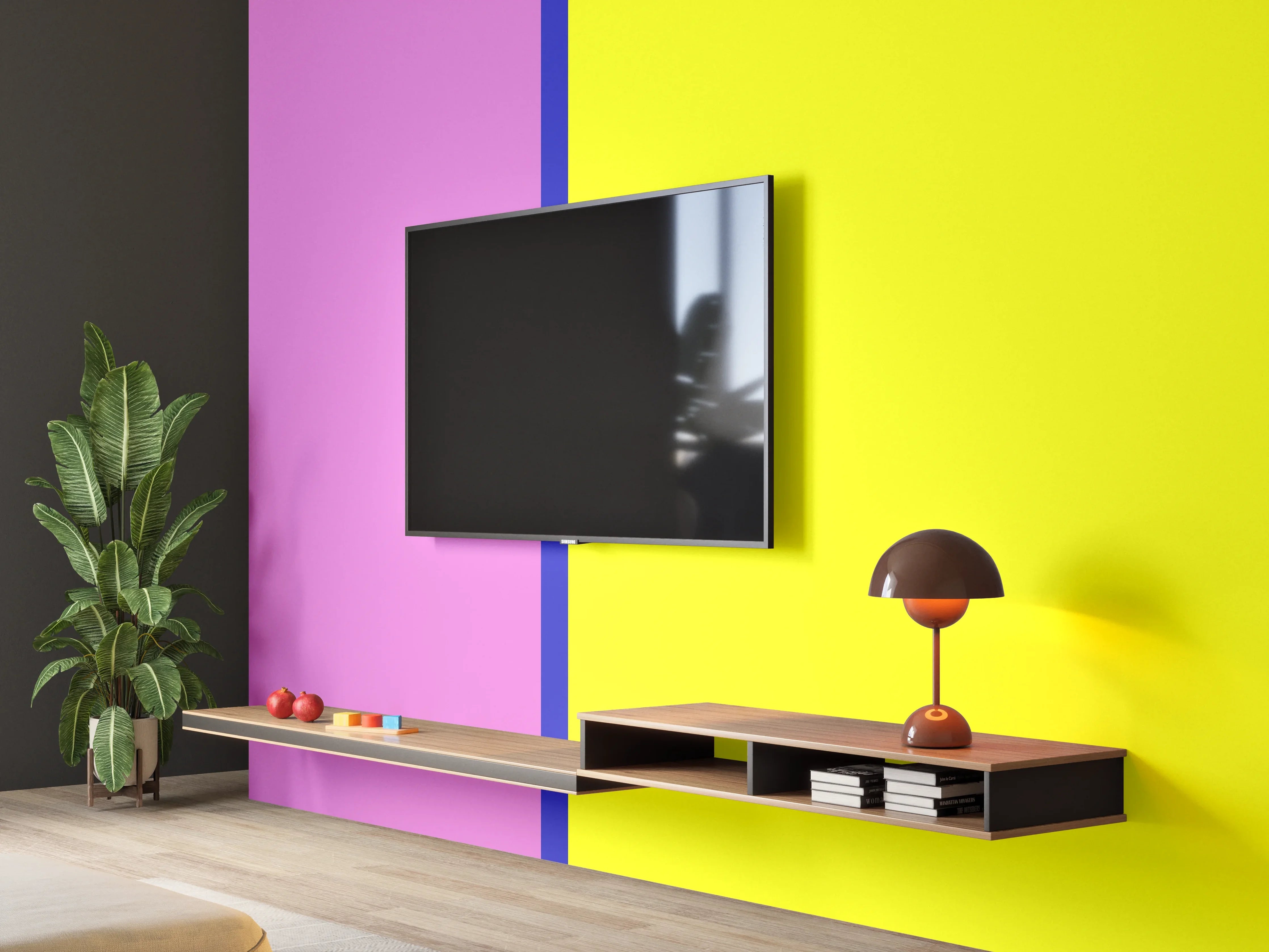 Wandverkleidung Wohnzimmer - The Neons - Easy Vertikal - Stellar