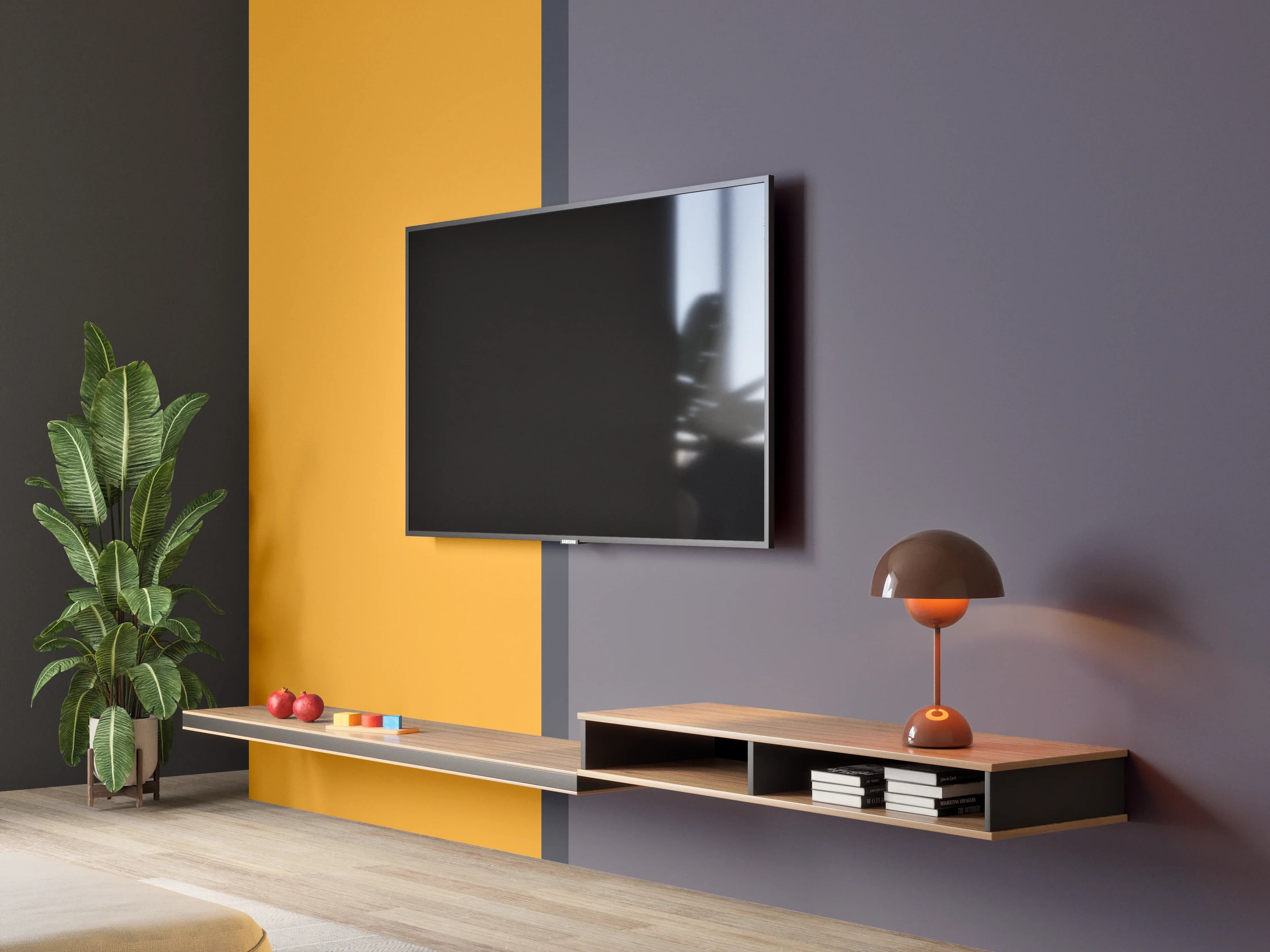 Wandverkleidung Wohnzimmer - The Retros - Easy Vertikal - Cersai