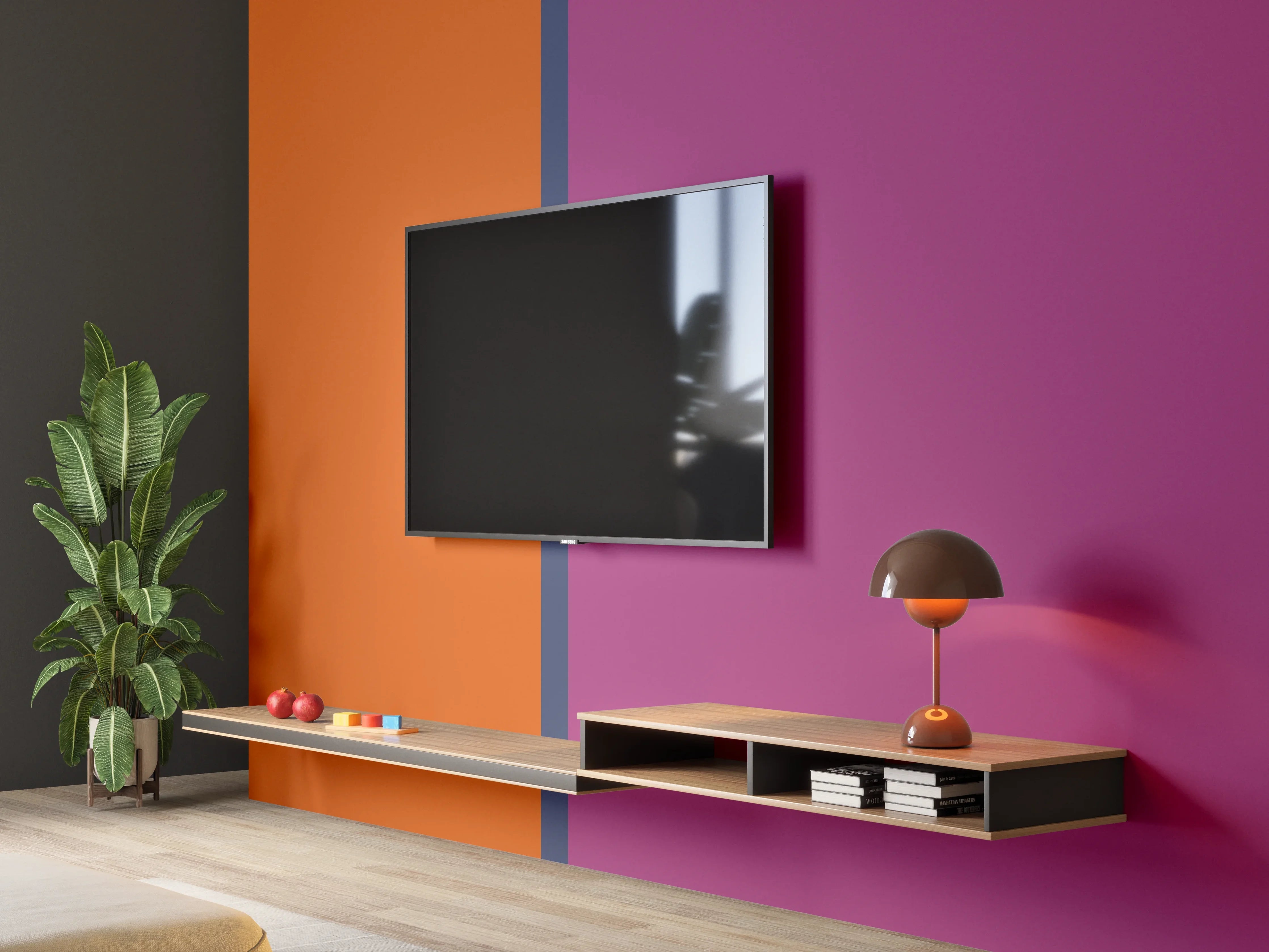 Wandverkleidung Wohnzimmer - The Retros - Easy Vertikal - Sansa