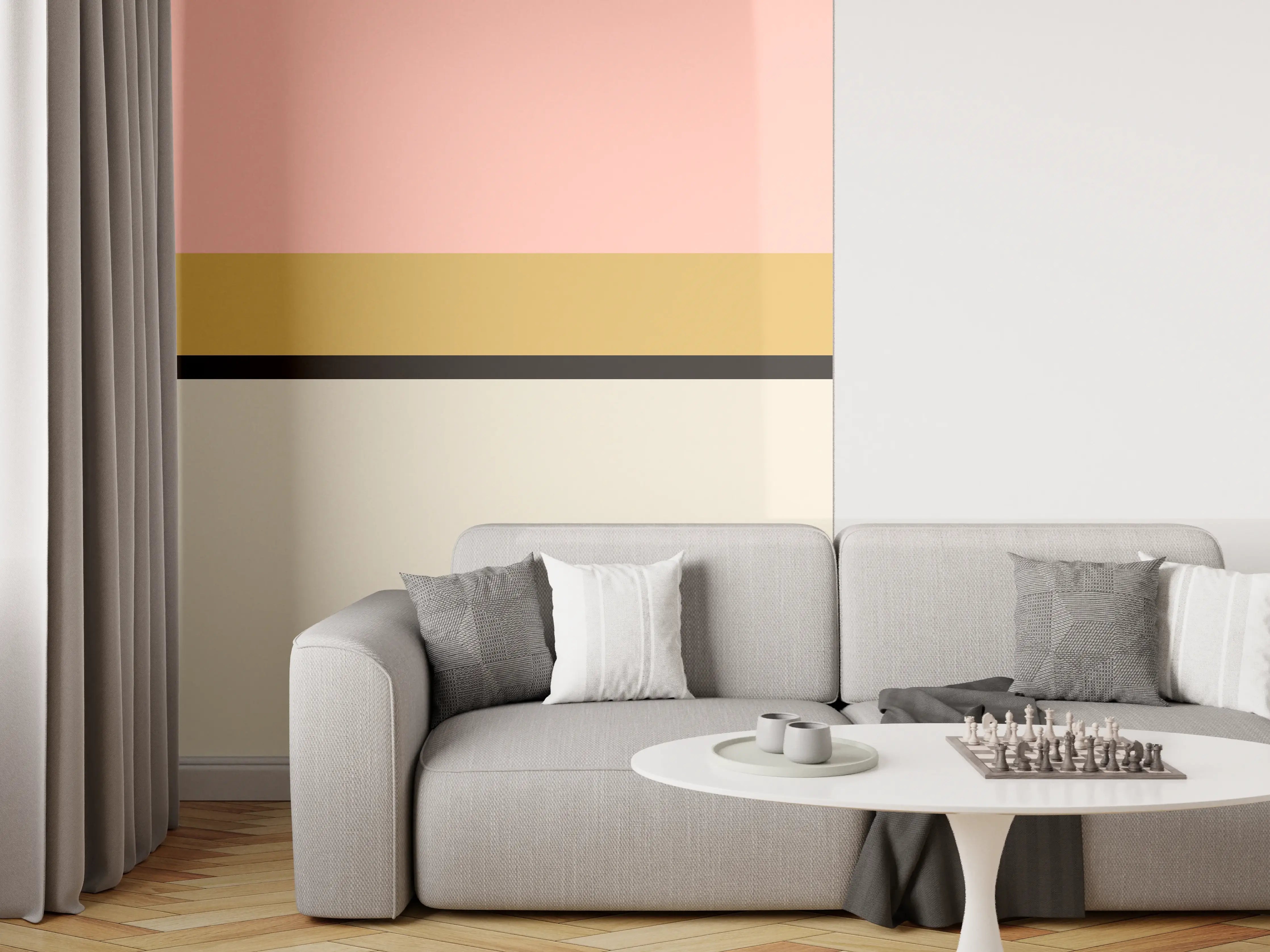 Wandverkleidung Wohnzimmer - The Retros - Horizontal - Daenerys