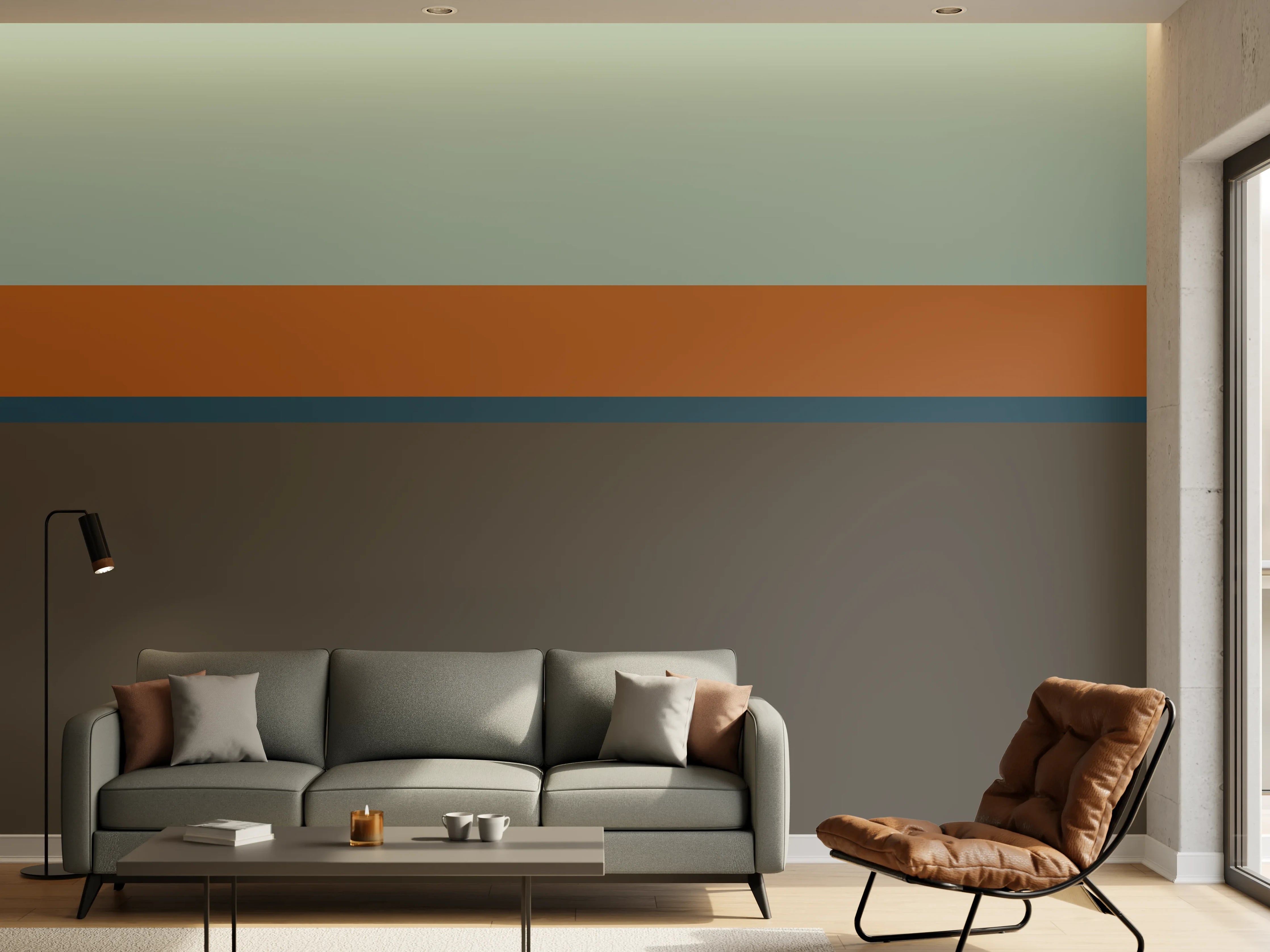 Wandverkleidung Wohnzimmer - The Retros - Horizontal - Jon