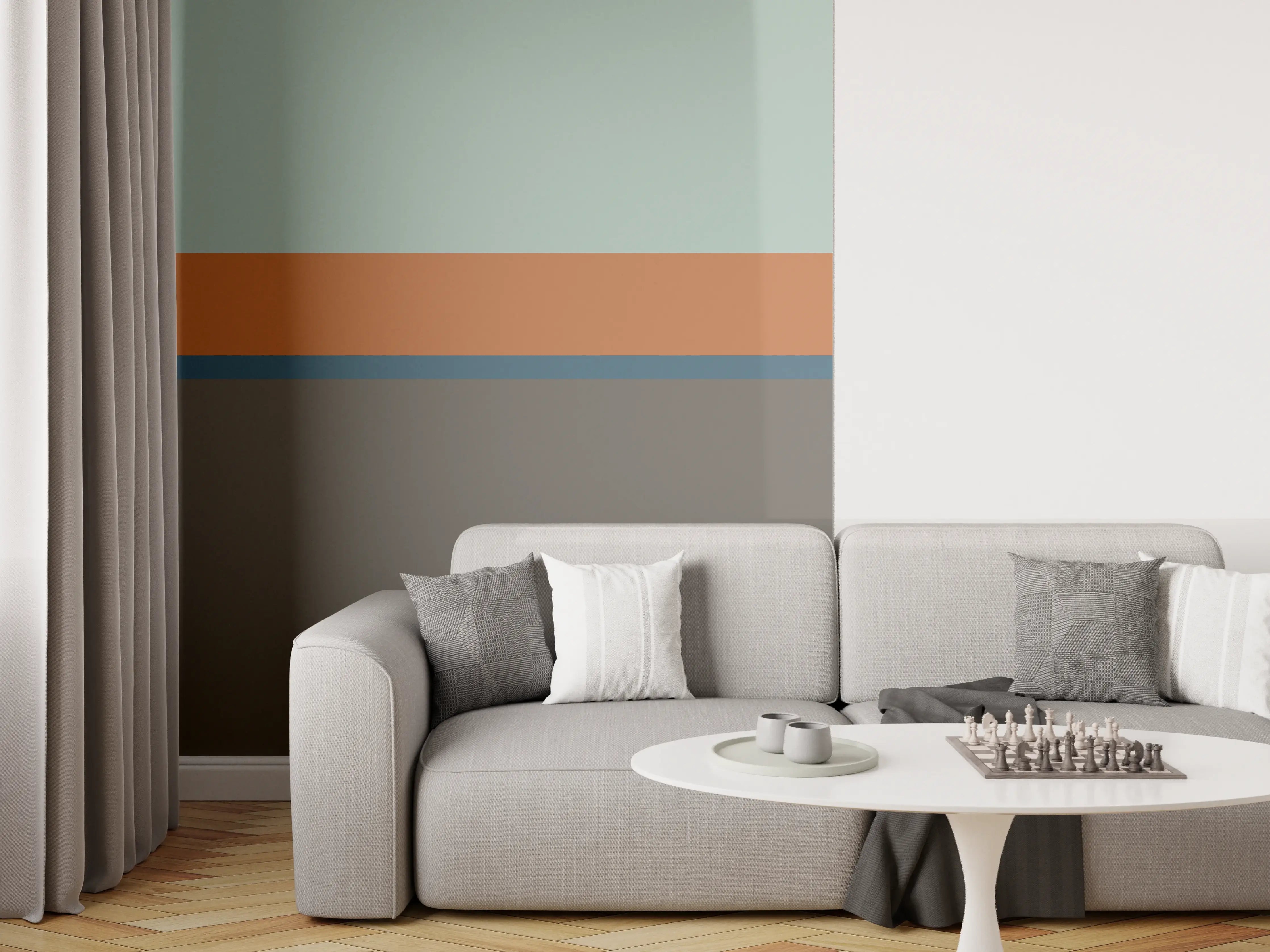 Wandverkleidung Wohnzimmer - The Retros - Horizontal - Jon