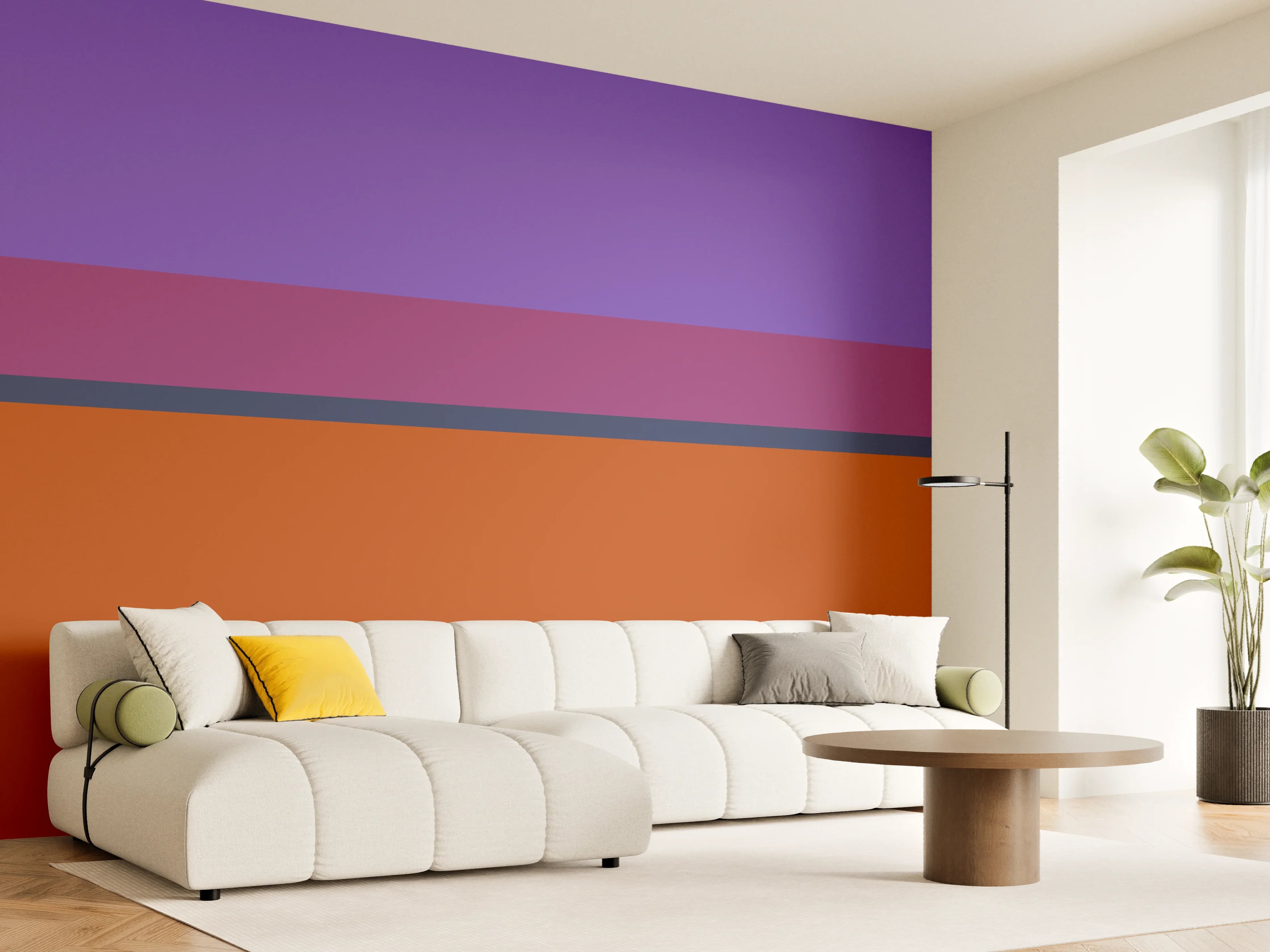 Wandverkleidung Wohnzimmer - The Retros - Horizontal - Sansa