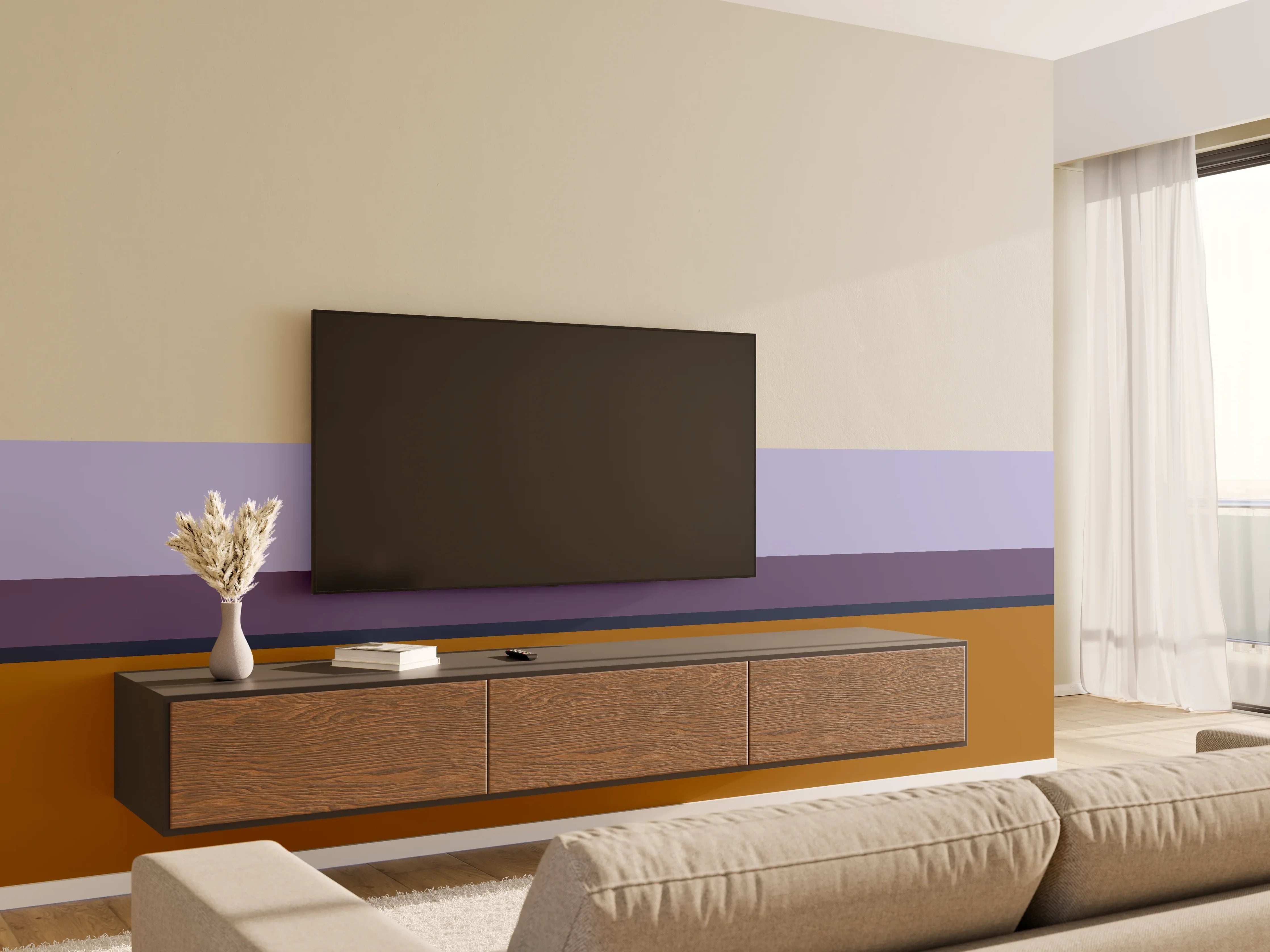 Wandverkleidung Wohnzimmer - The Retros - Horizontal - Tyrion