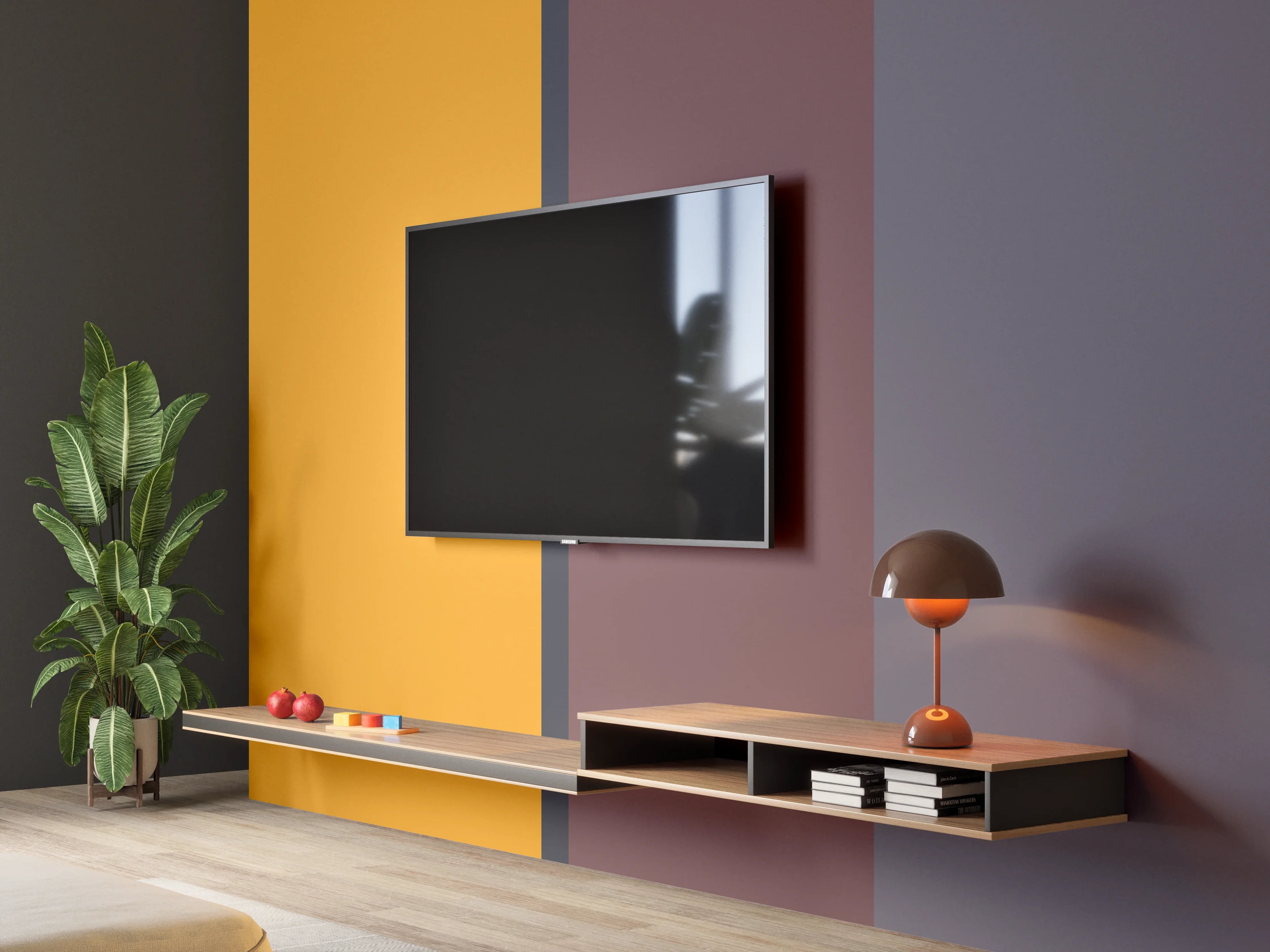 Wandverkleidung Wohnzimmer - The Retros - Vertikal - Cersai