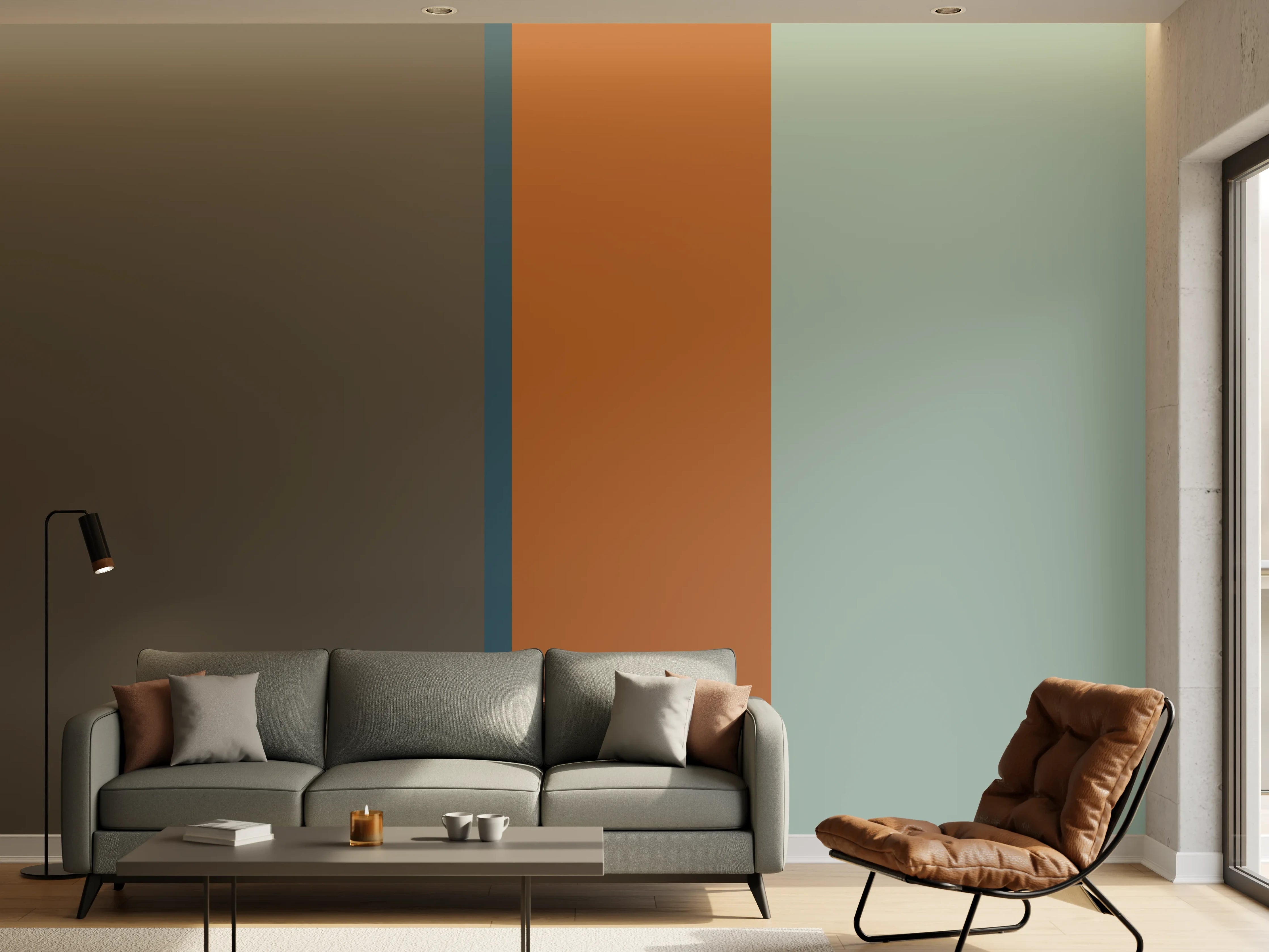 Wandverkleidung Wohnzimmer - The Retros - Vertikal - Jon