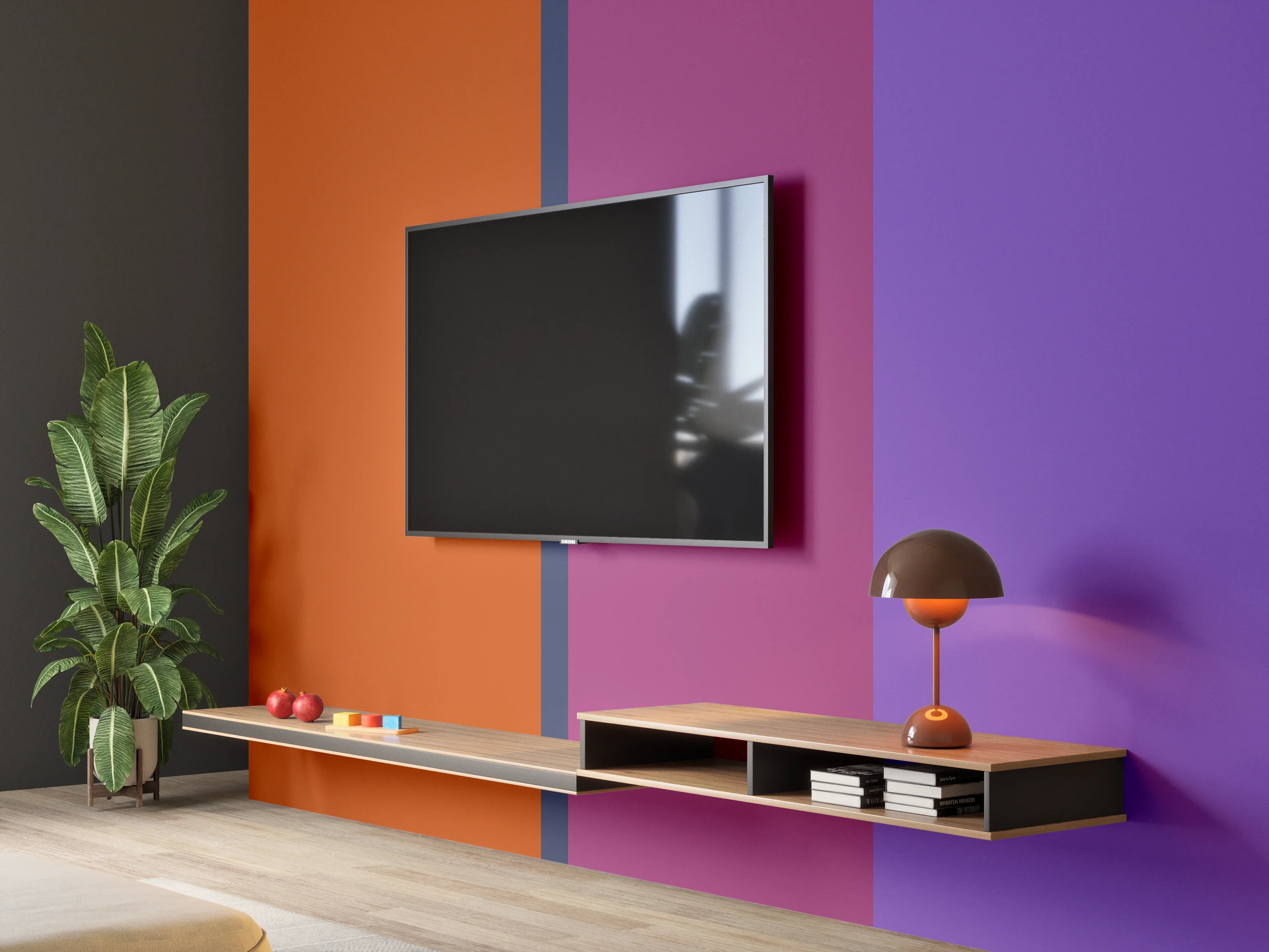 Wandverkleidung Wohnzimmer - The Retros - Vertikal - Sansa