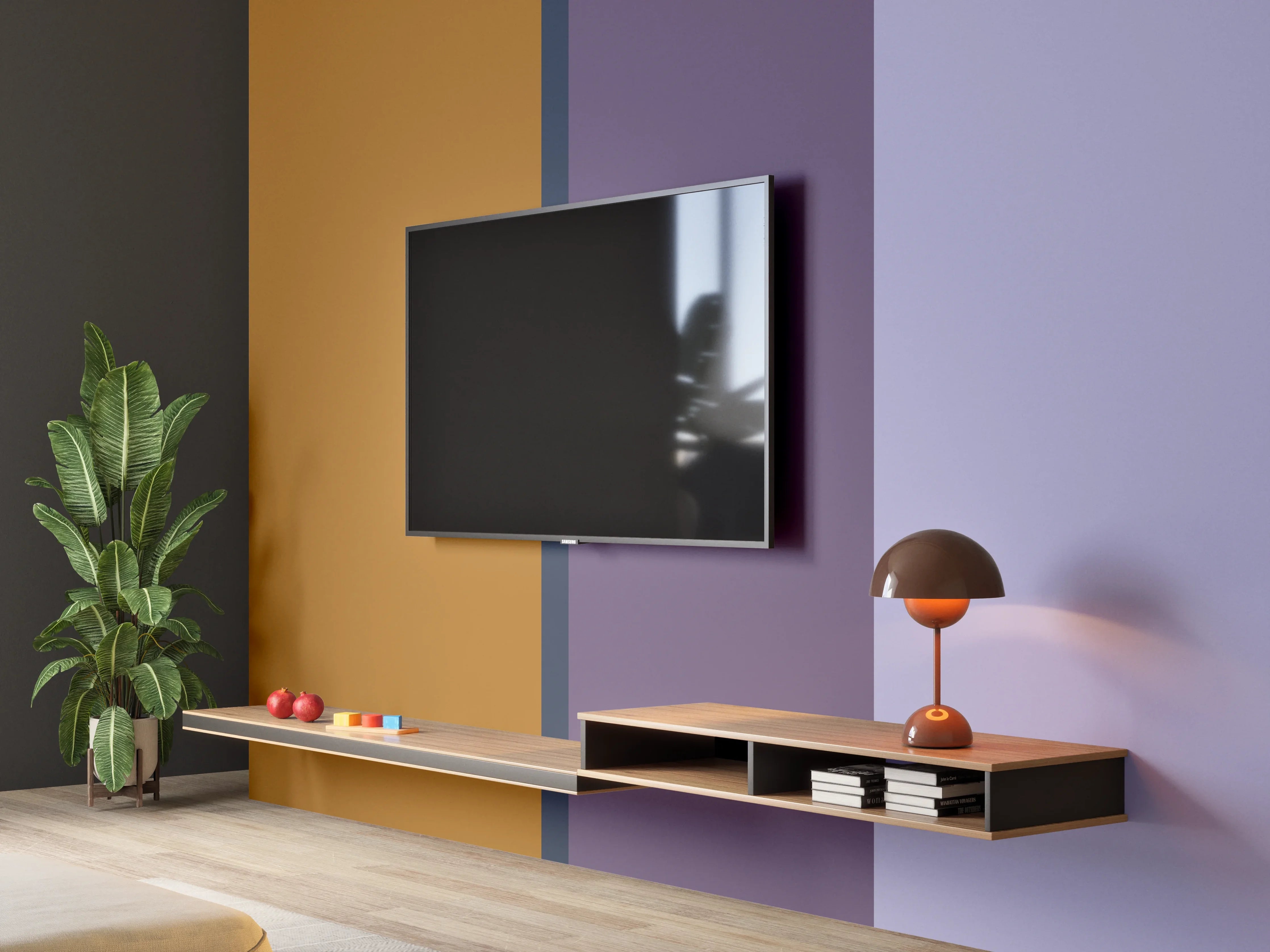 Wandverkleidung Wohnzimmer - The Retros - Vertikal - Tyrion